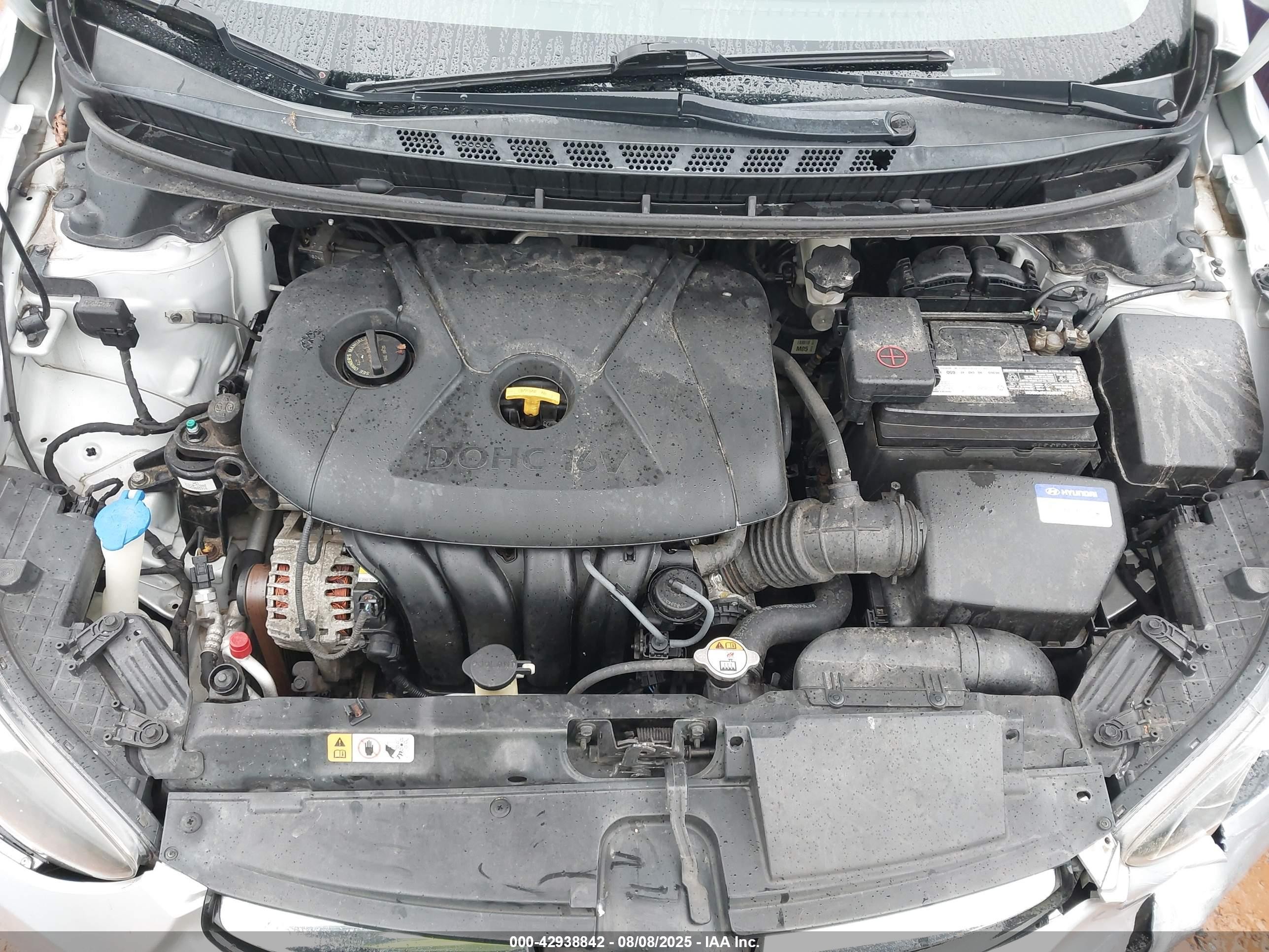 2012 Hyundai Elantra Gls (ulsan Plant) Серебряный vin: KMHDH4AE6CU281645
