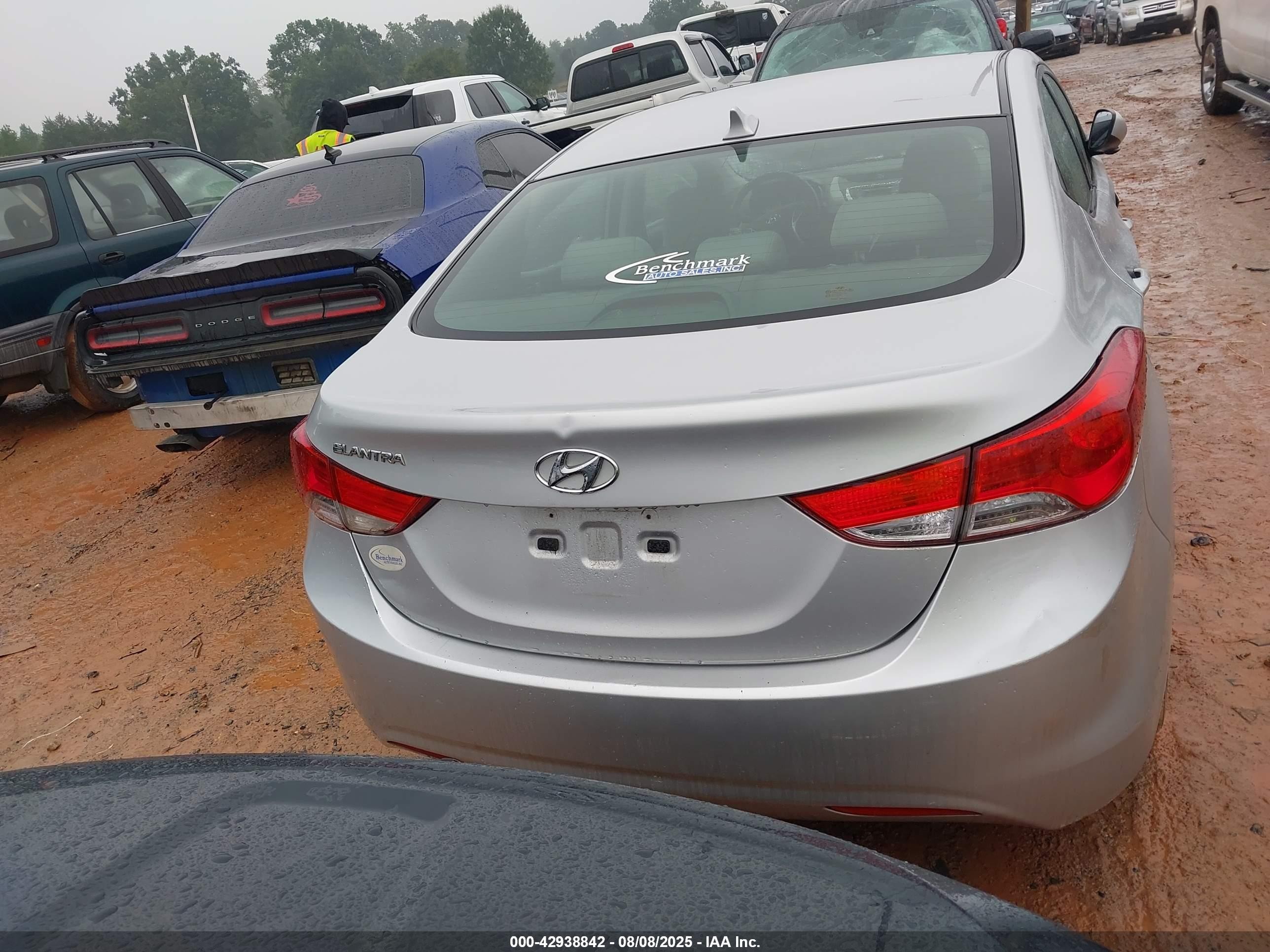 2012 Hyundai Elantra Gls (ulsan Plant) Серебряный vin: KMHDH4AE6CU281645