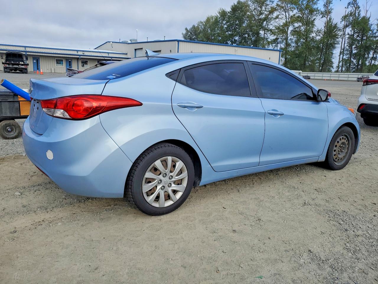 2012 Hyundai Elantra Gls Blue vin: KMHDH4AE6CU291382