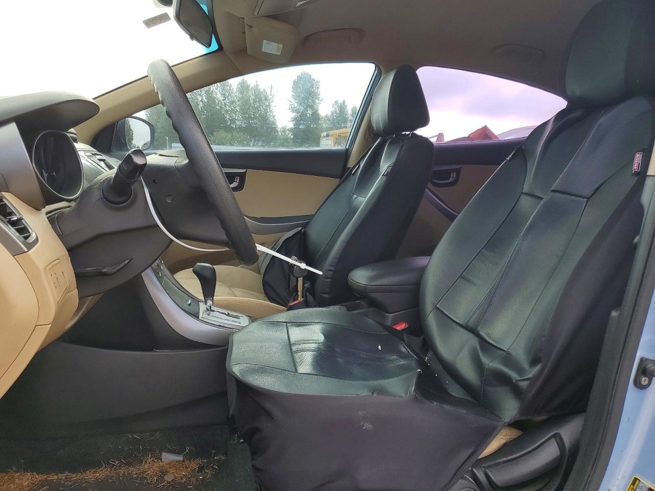 2012 Hyundai Elantra Gls Blue vin: KMHDH4AE6CU291382