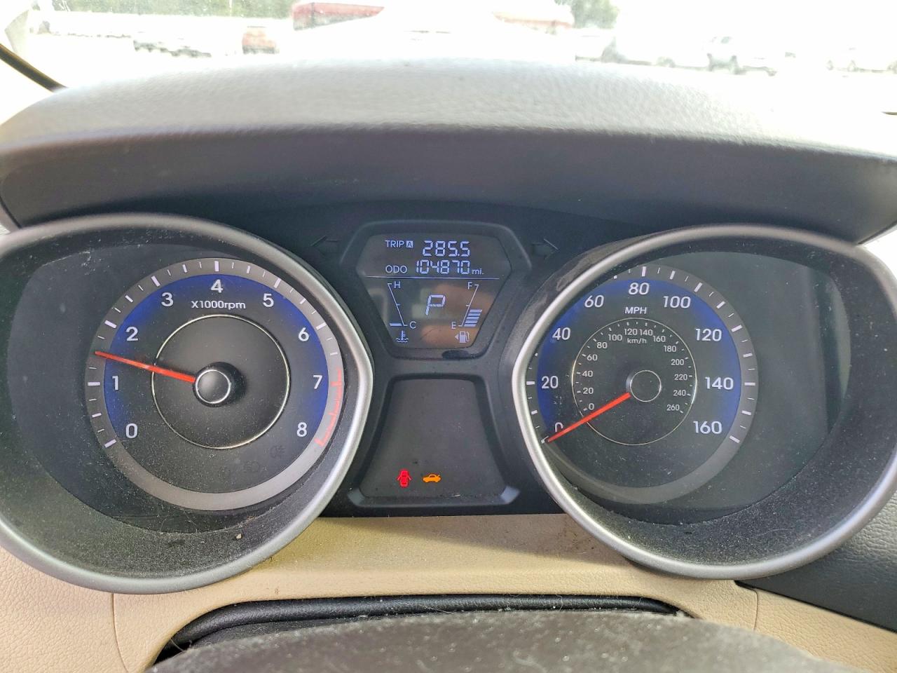 2012 Hyundai Elantra Gls Blue vin: KMHDH4AE6CU291382