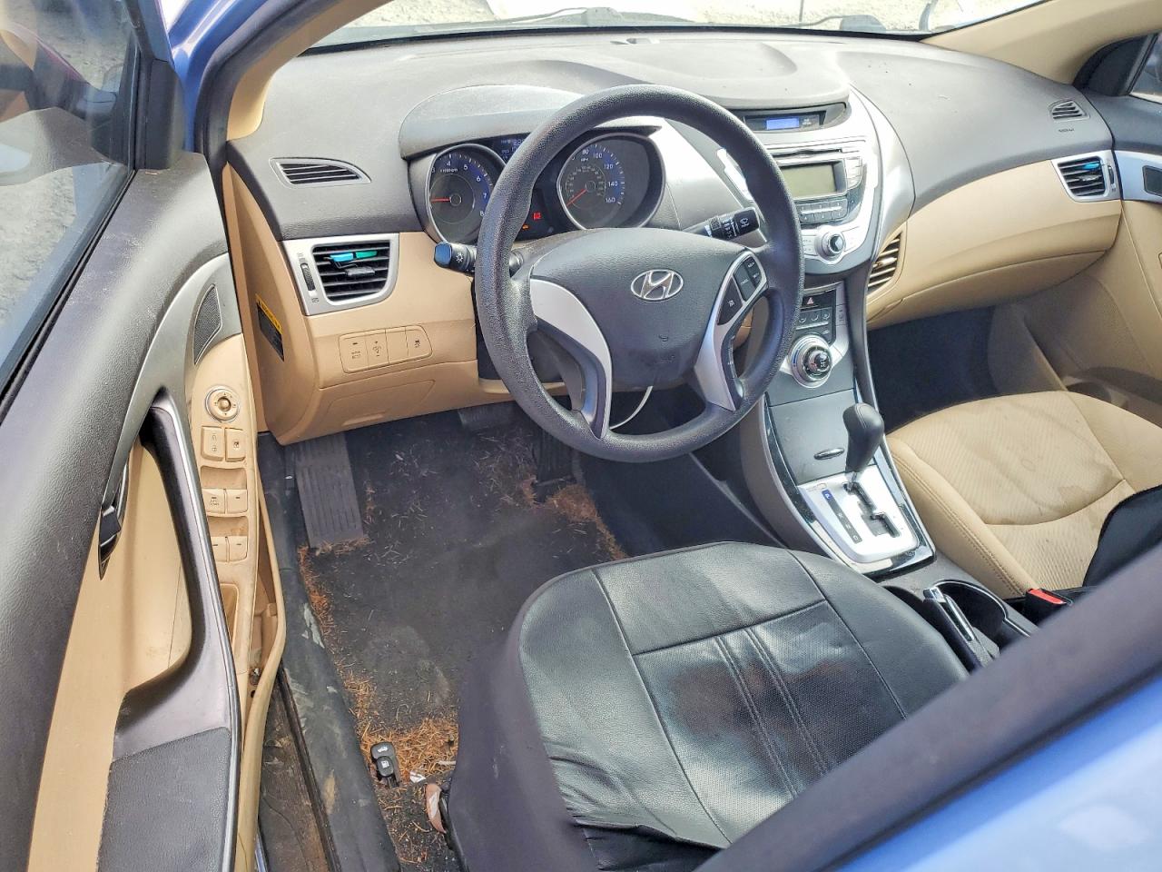 2012 Hyundai Elantra Gls Blue vin: KMHDH4AE6CU291382