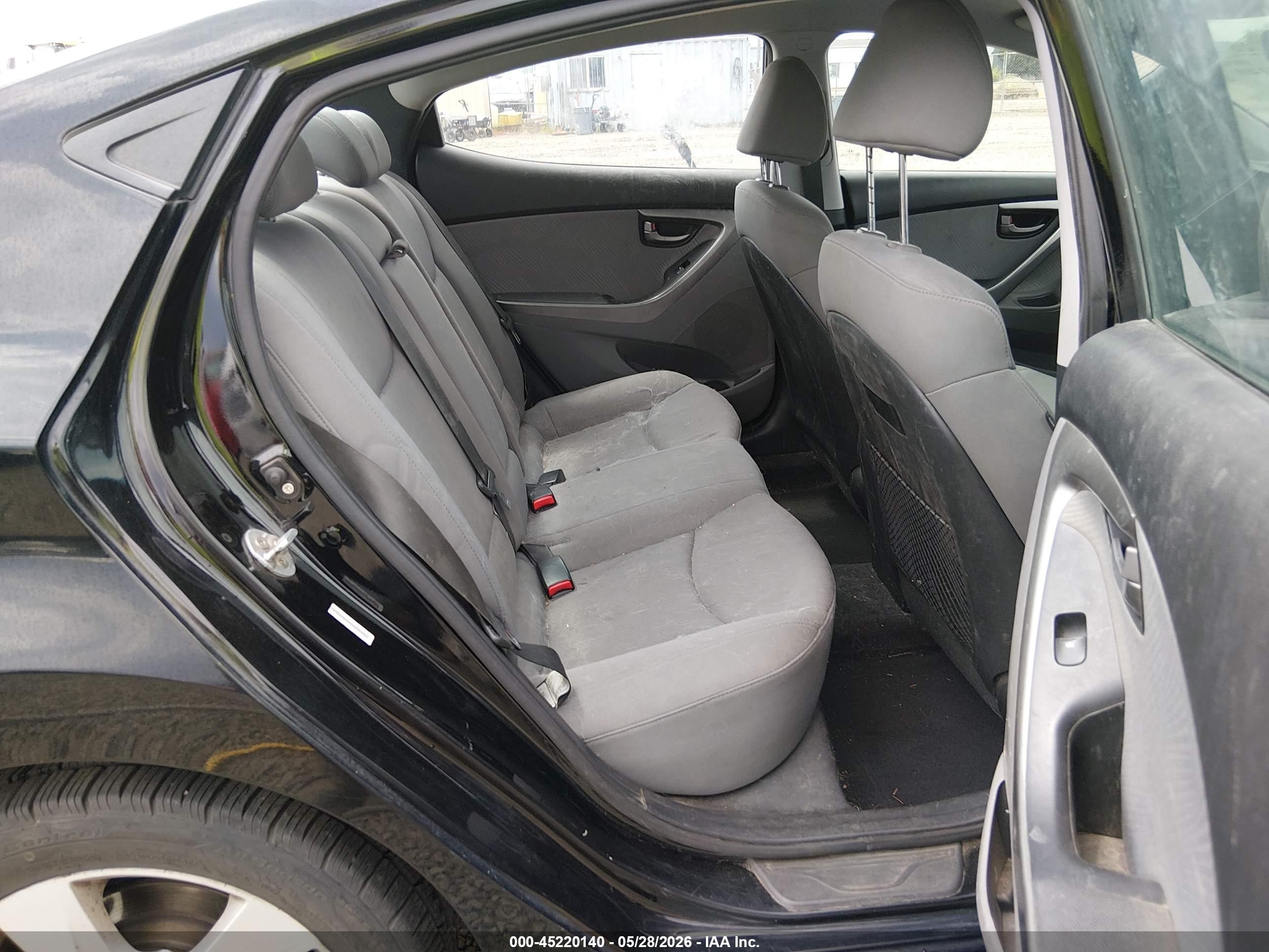 2012 Hyundai Elantra Gls (ulsan Plant) Black vin: KMHDH4AE6CU313901