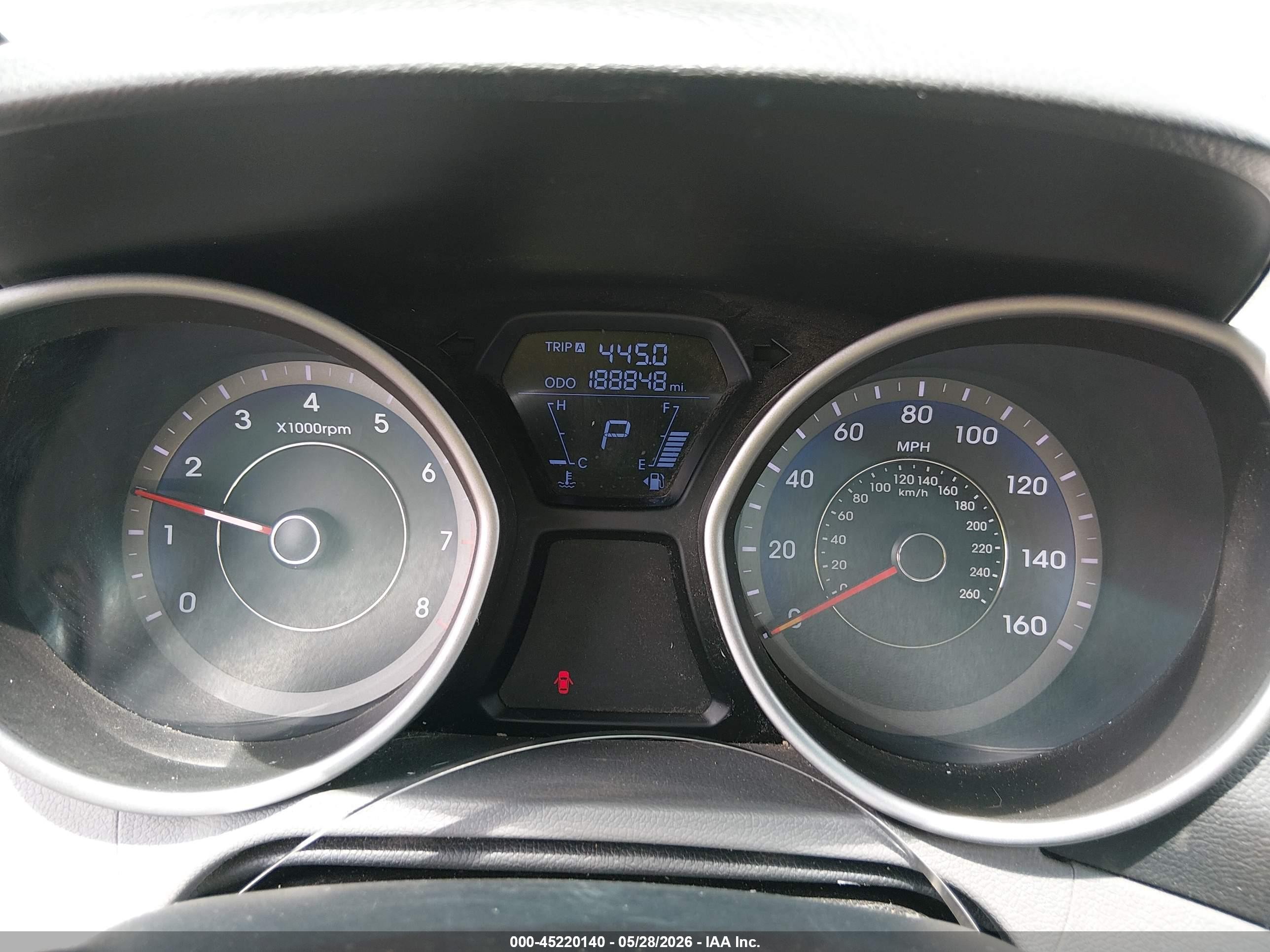 2012 Hyundai Elantra Gls (ulsan Plant) Black vin: KMHDH4AE6CU313901