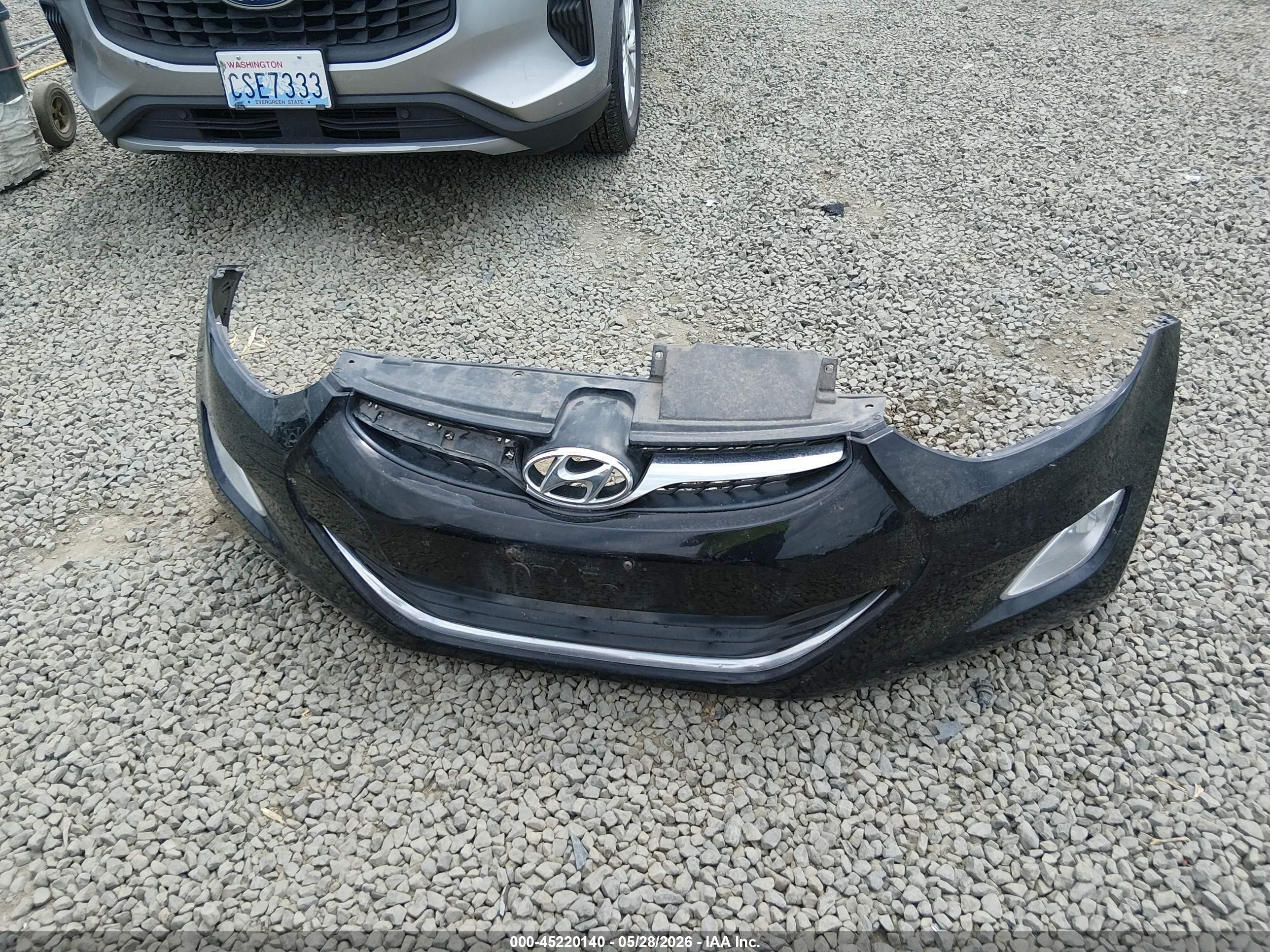 2012 Hyundai Elantra Gls (ulsan Plant) Black vin: KMHDH4AE6CU313901