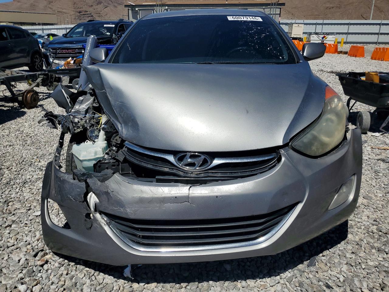 2012 Hyundai Elantra Gls Silver vin: KMHDH4AE6CU322579