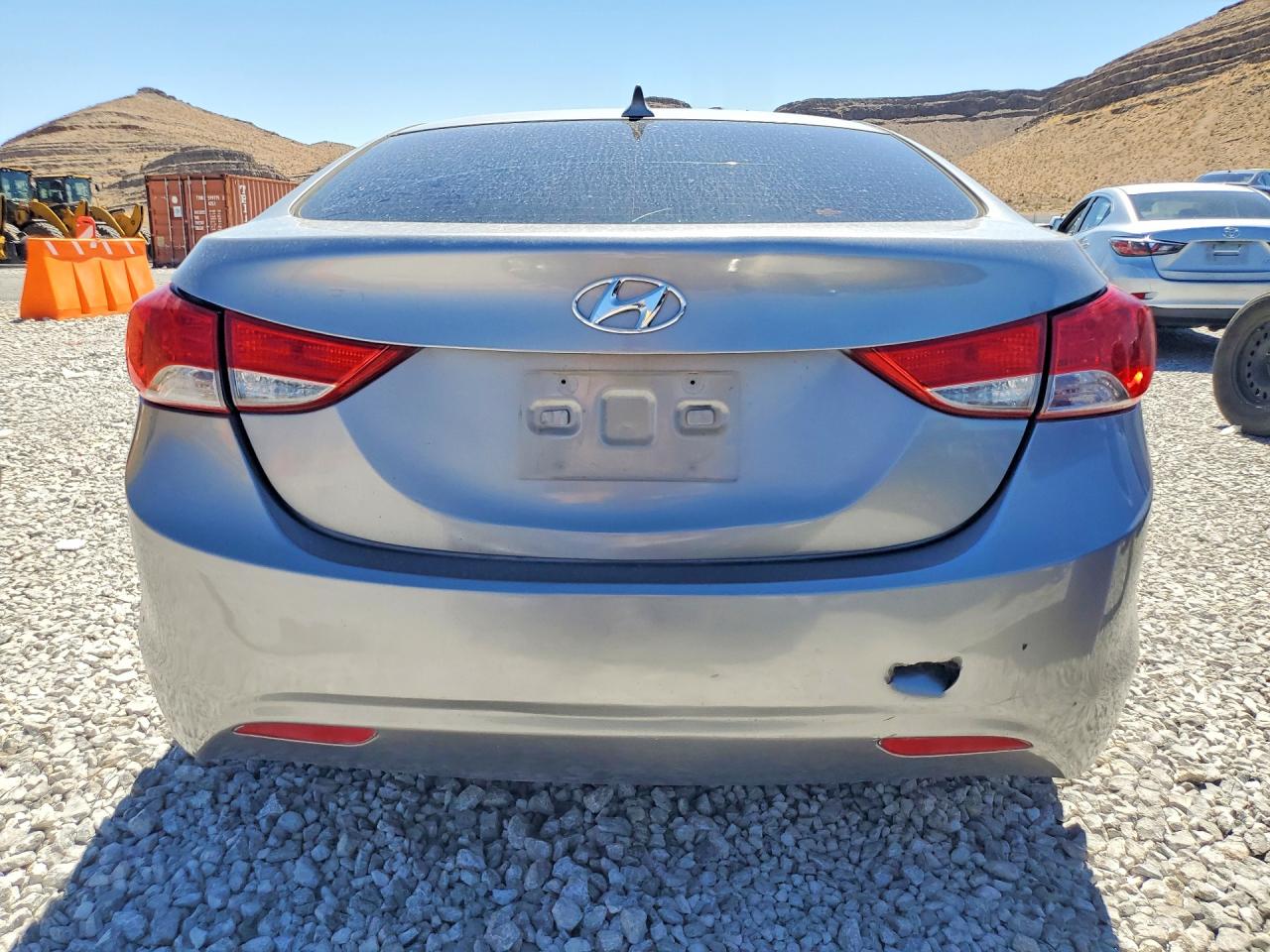 2012 Hyundai Elantra Gls Silver vin: KMHDH4AE6CU322579