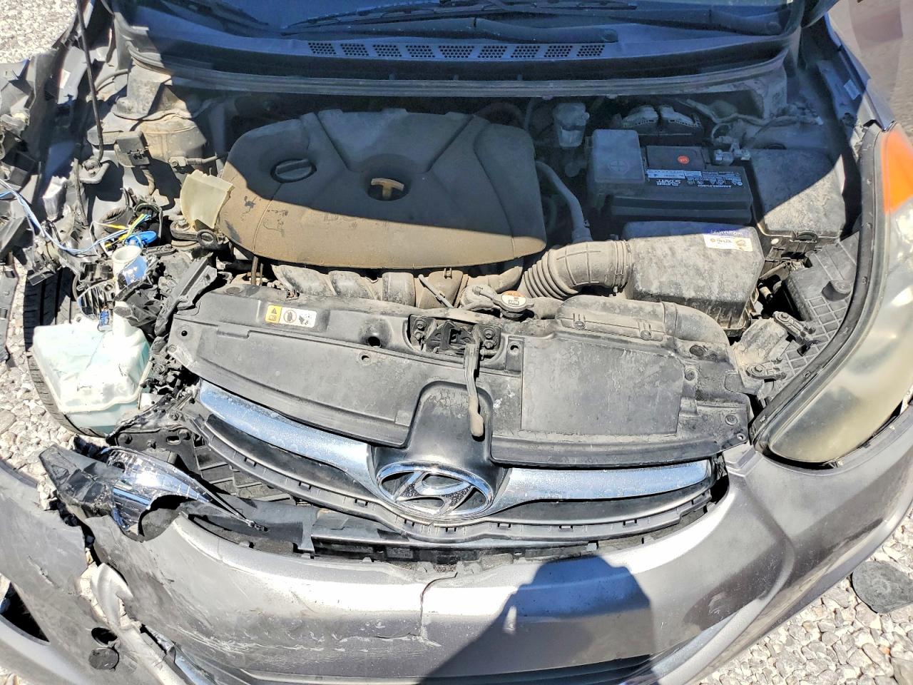 2012 Hyundai Elantra Gls Silver vin: KMHDH4AE6CU322579