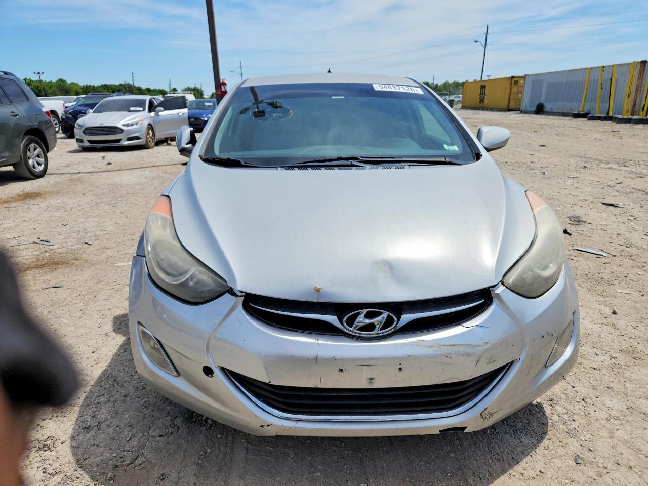 2012 Hyundai Elantra Gls Silver vin: KMHDH4AE6CU324493