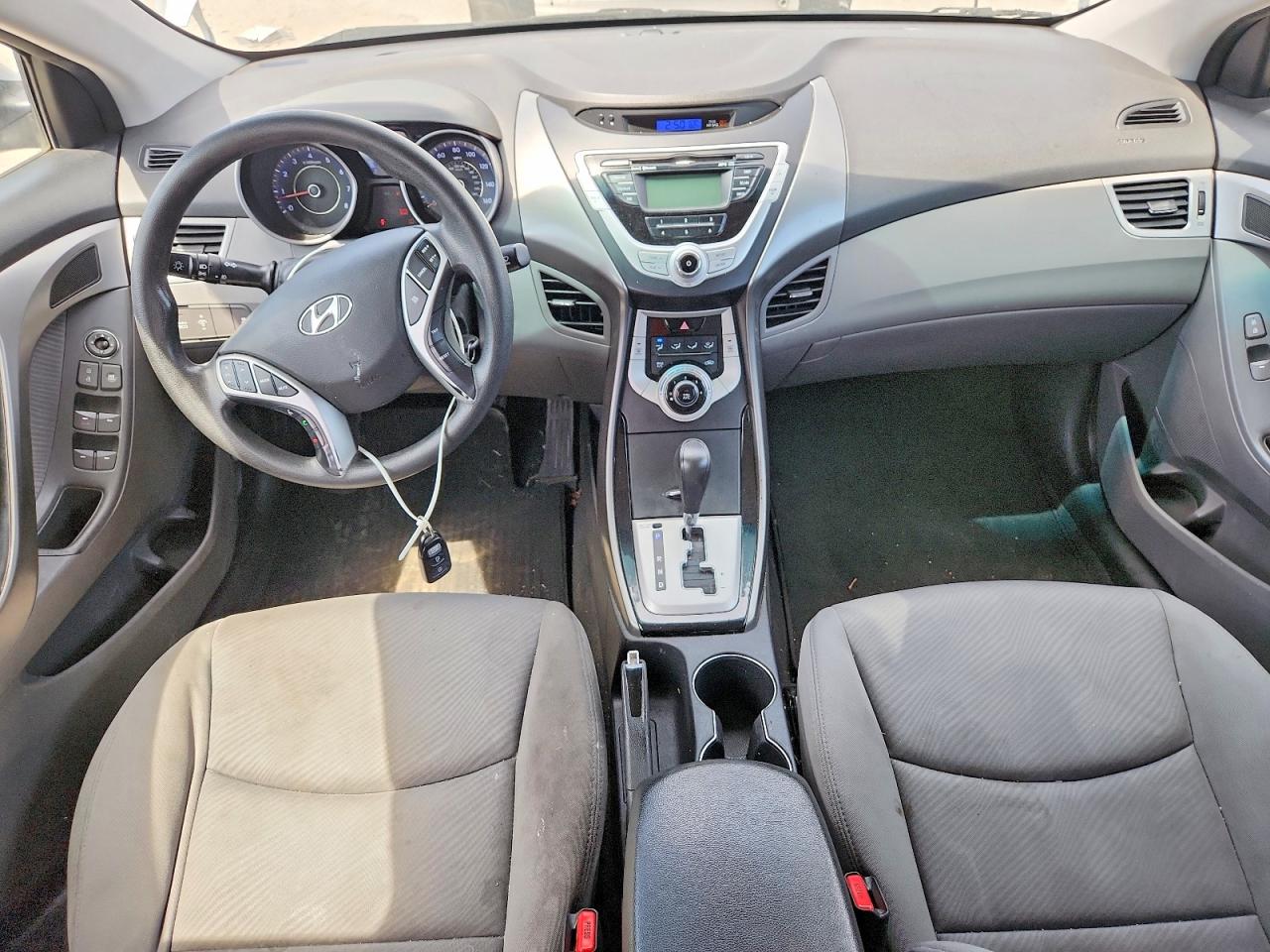 2012 Hyundai Elantra Gls Silver vin: KMHDH4AE6CU324493