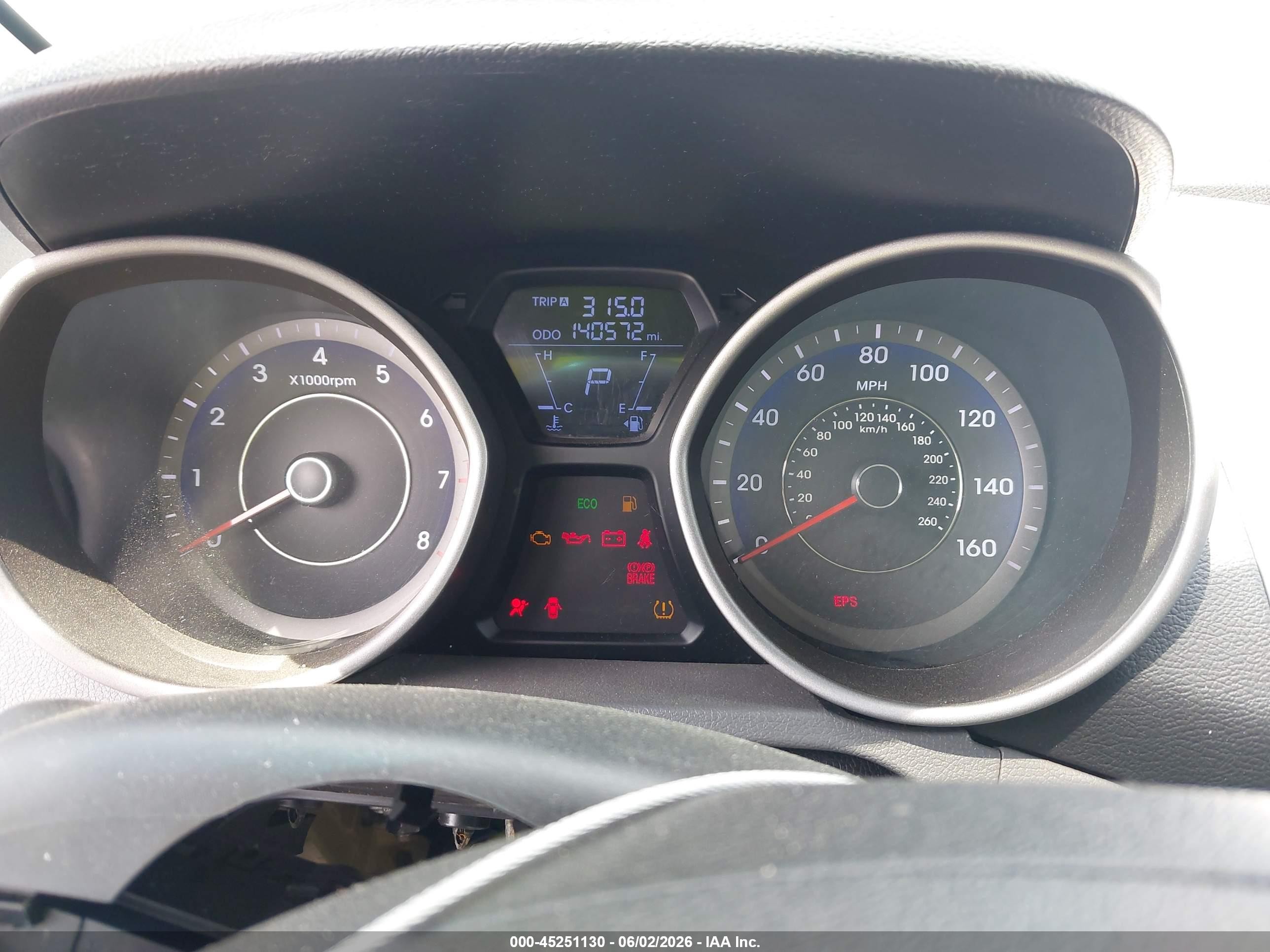 2012 Hyundai Elantra Gls (ulsan Plant) Gray vin: KMHDH4AE6CU330391