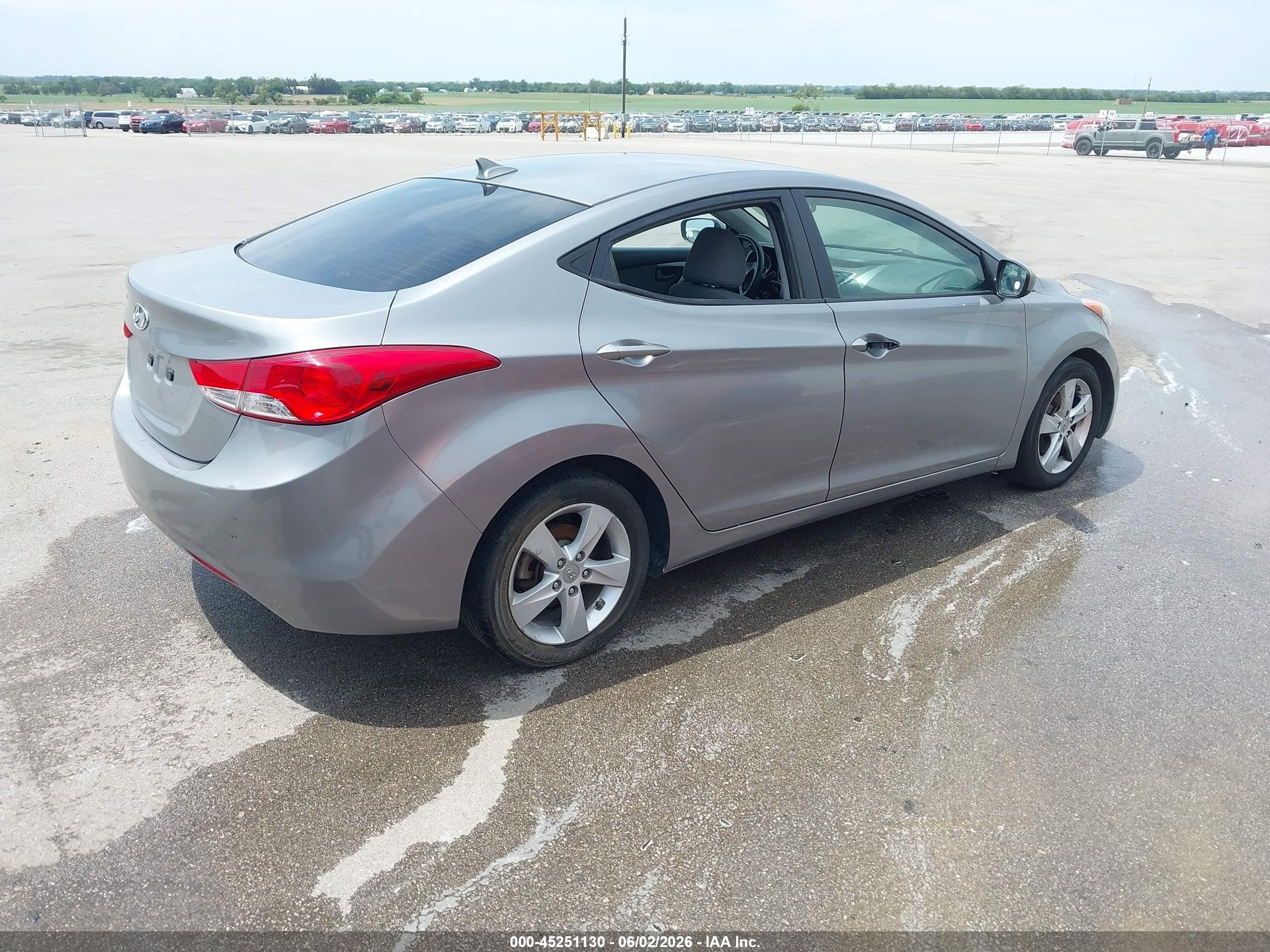 2012 Hyundai Elantra Gls (ulsan Plant) Gray vin: KMHDH4AE6CU330391