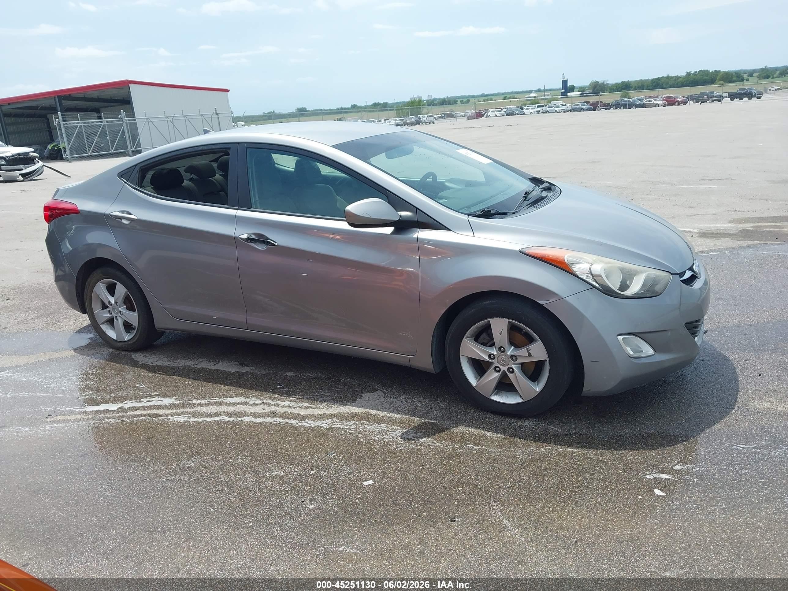 2012 Hyundai Elantra Gls (ulsan Plant) Gray vin: KMHDH4AE6CU330391