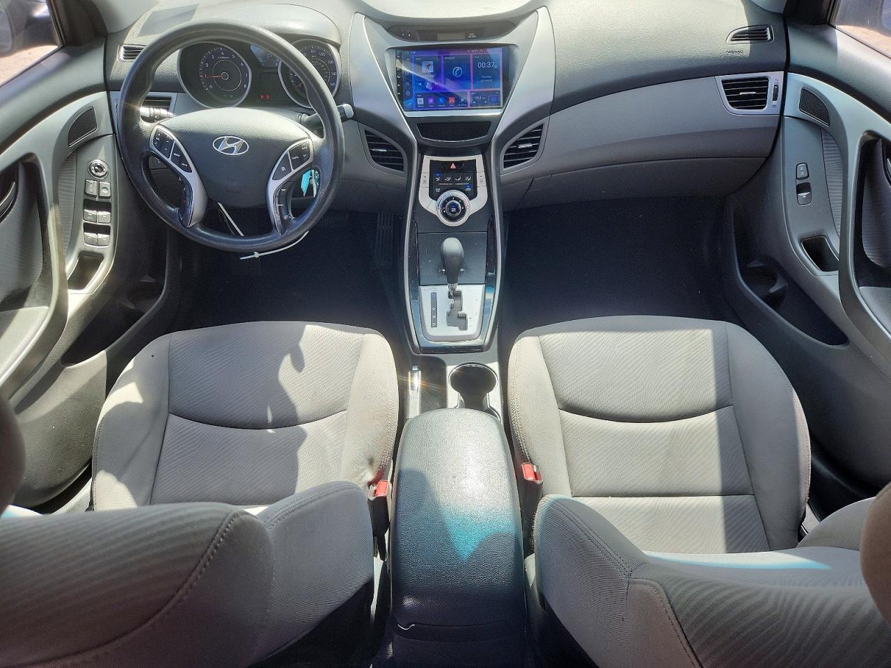 2012 Hyundai Elantra Gls Black vin: KMHDH4AE6CU341245