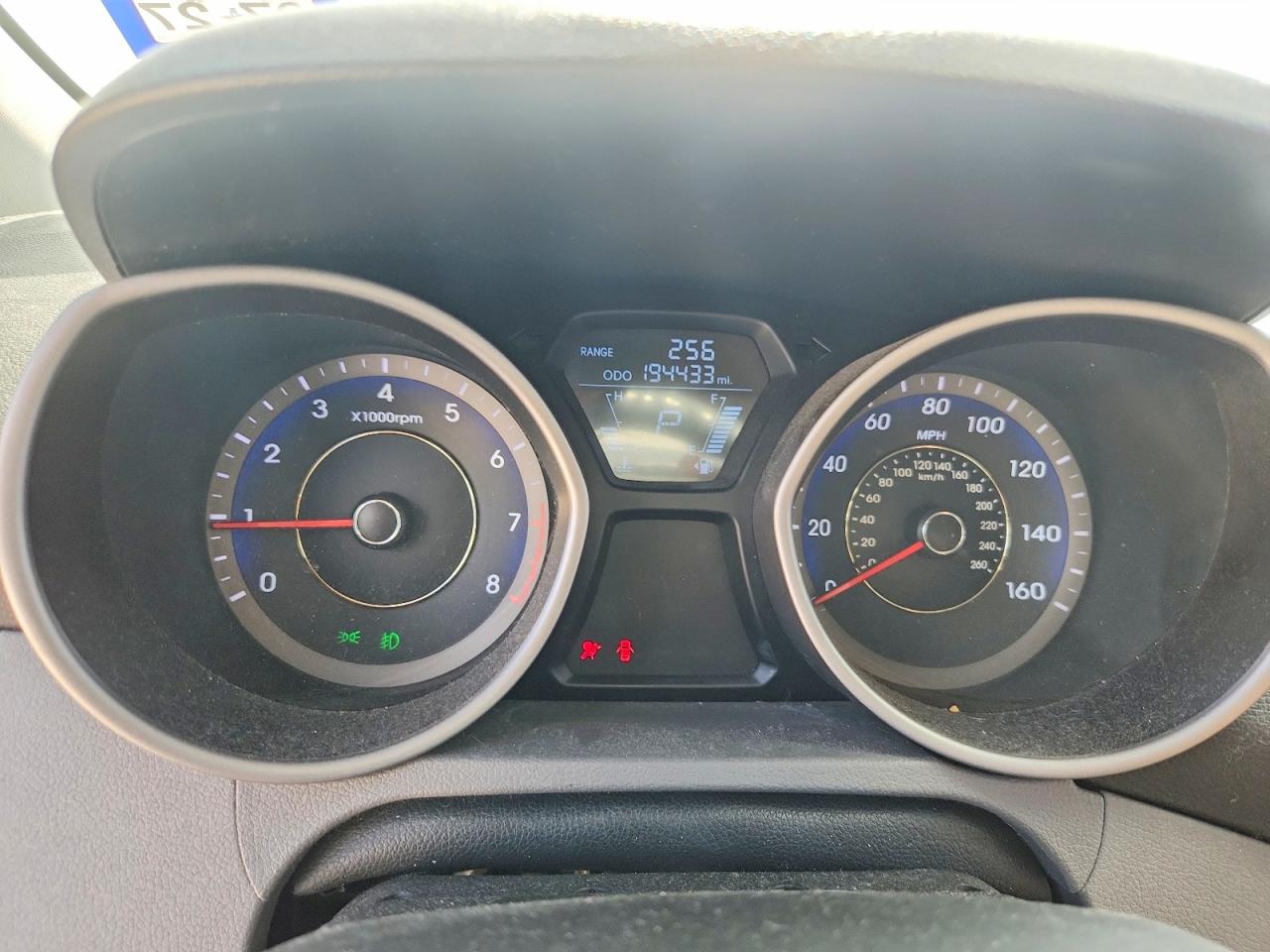 2012 Hyundai Elantra Gls Black vin: KMHDH4AE6CU341245