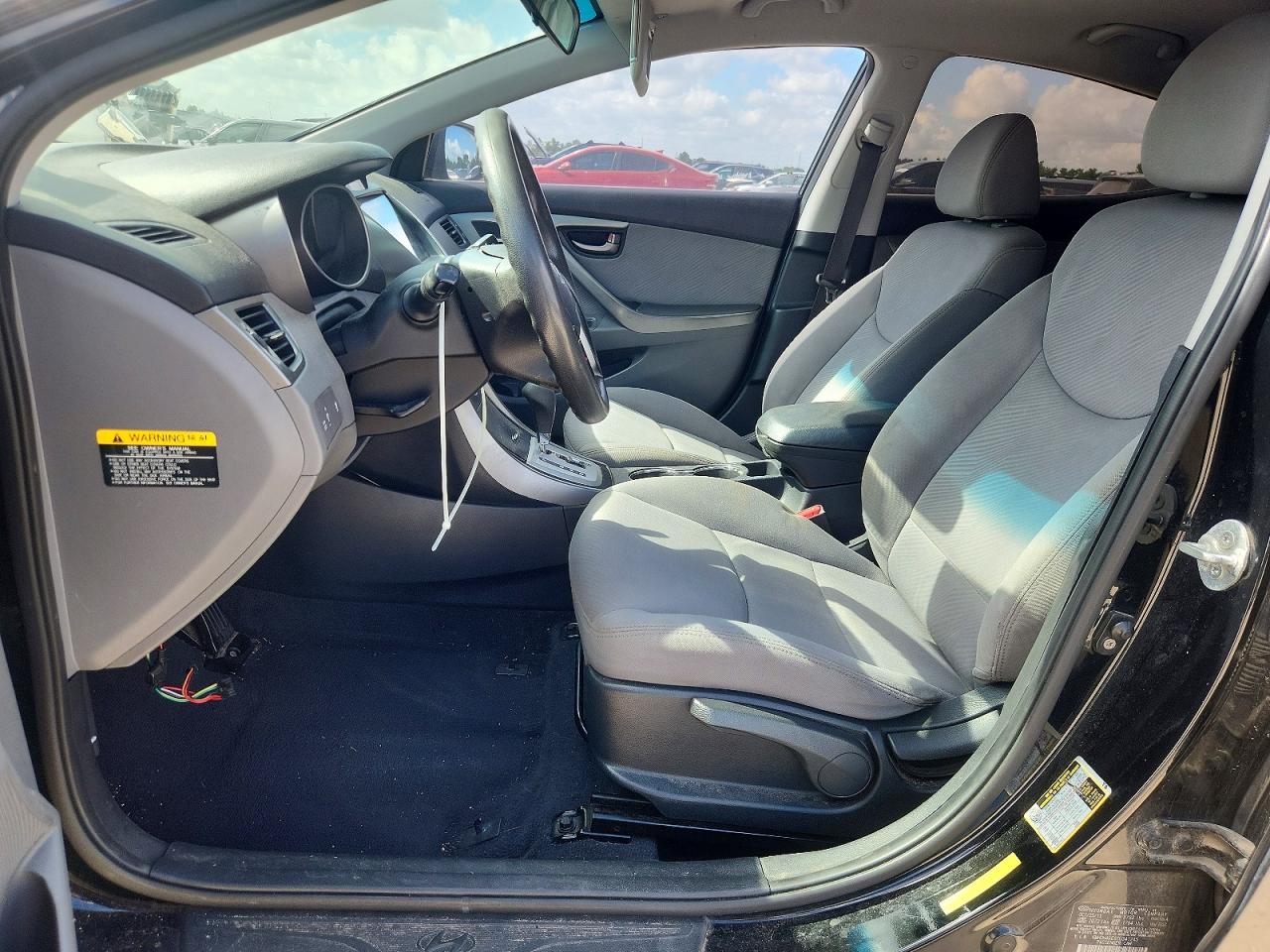 2012 Hyundai Elantra Gls Black vin: KMHDH4AE6CU341245