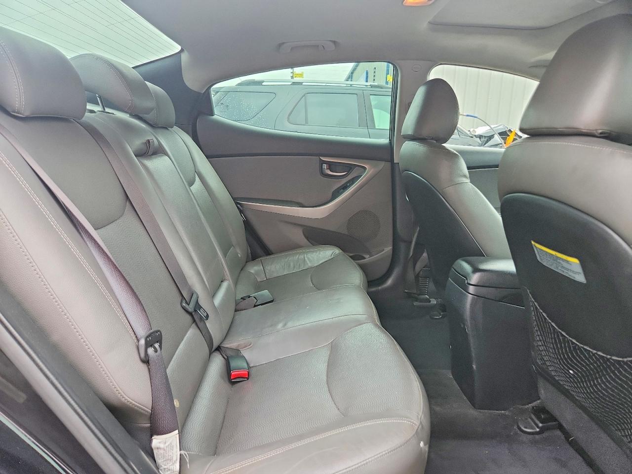 2012 Hyundai Elantra Limited Black vin: KMHDH4AE6CU363147