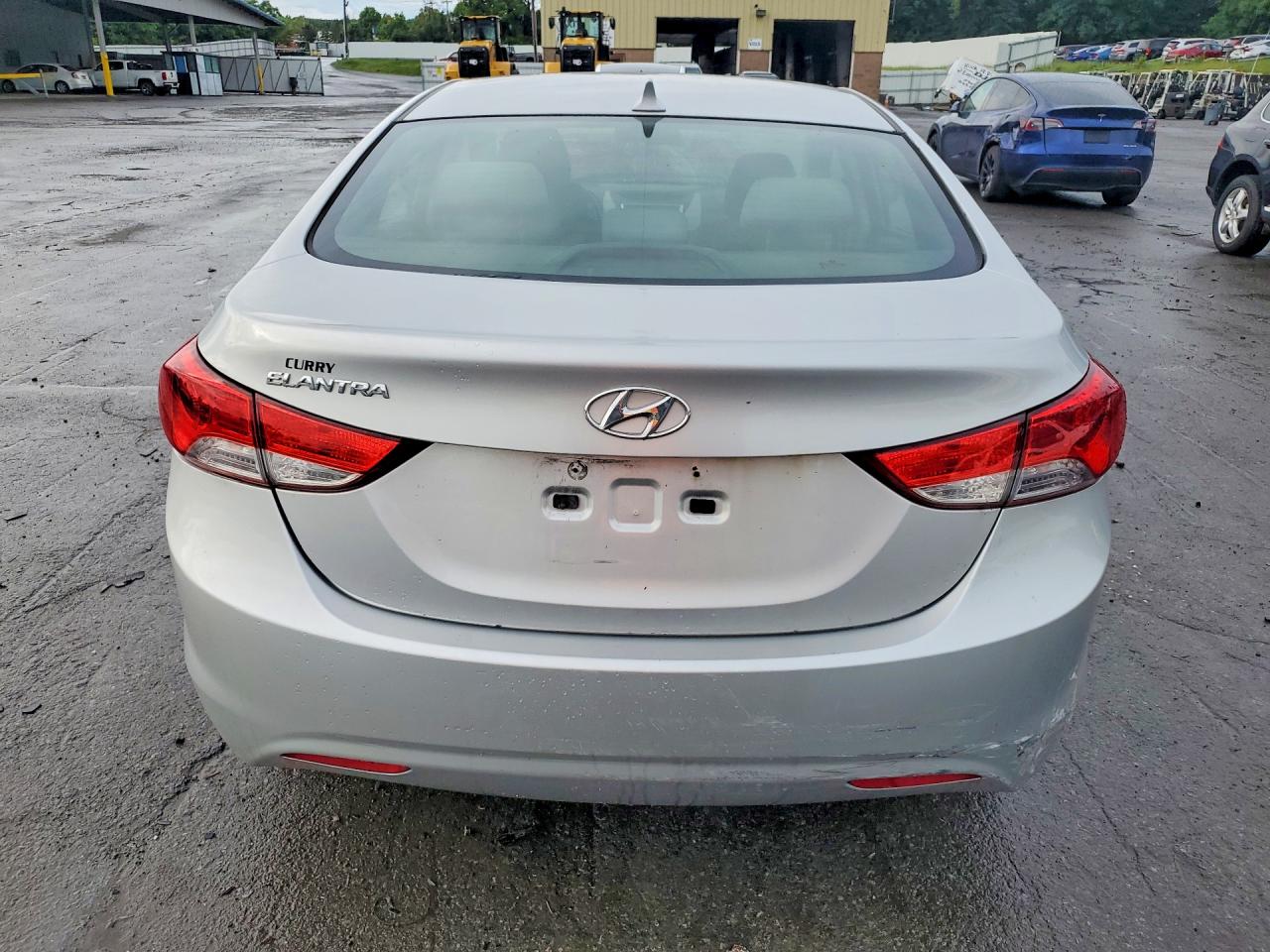 2012 Hyundai Elantra Gls Silver vin: KMHDH4AE6CU375606