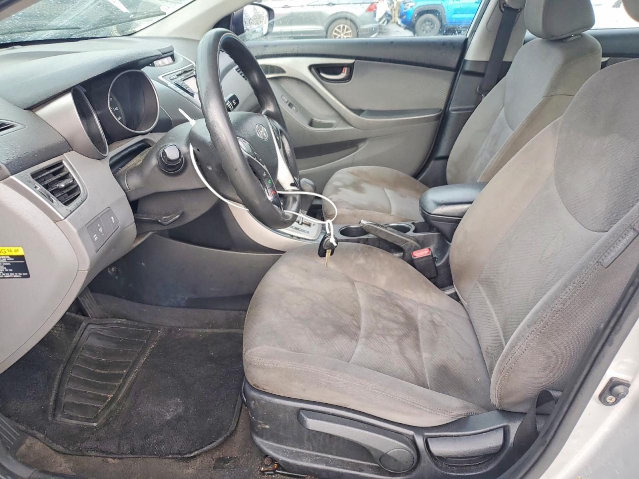 2012 Hyundai Elantra Gls Silver vin: KMHDH4AE6CU375606