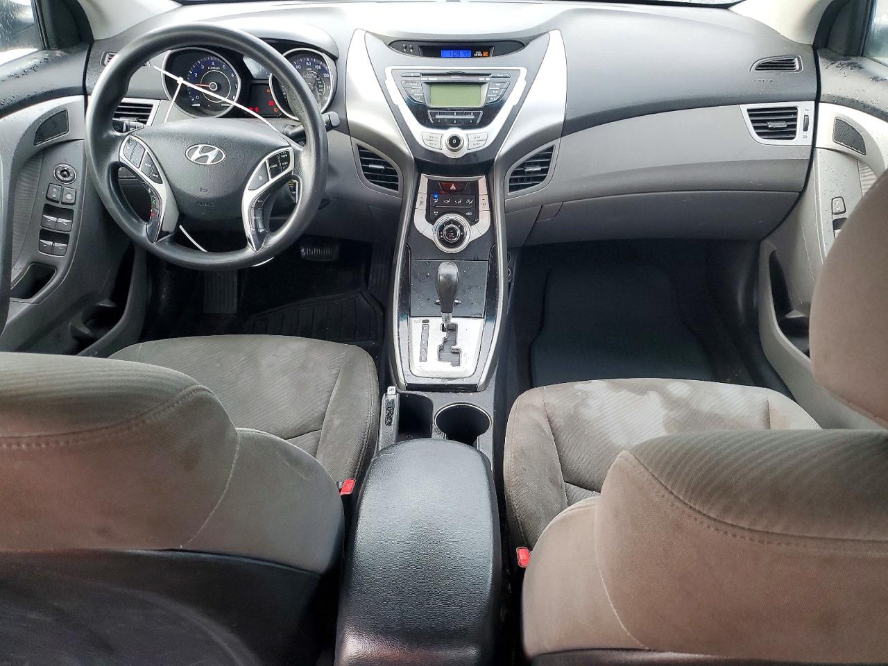 2012 Hyundai Elantra Gls Silver vin: KMHDH4AE6CU375606