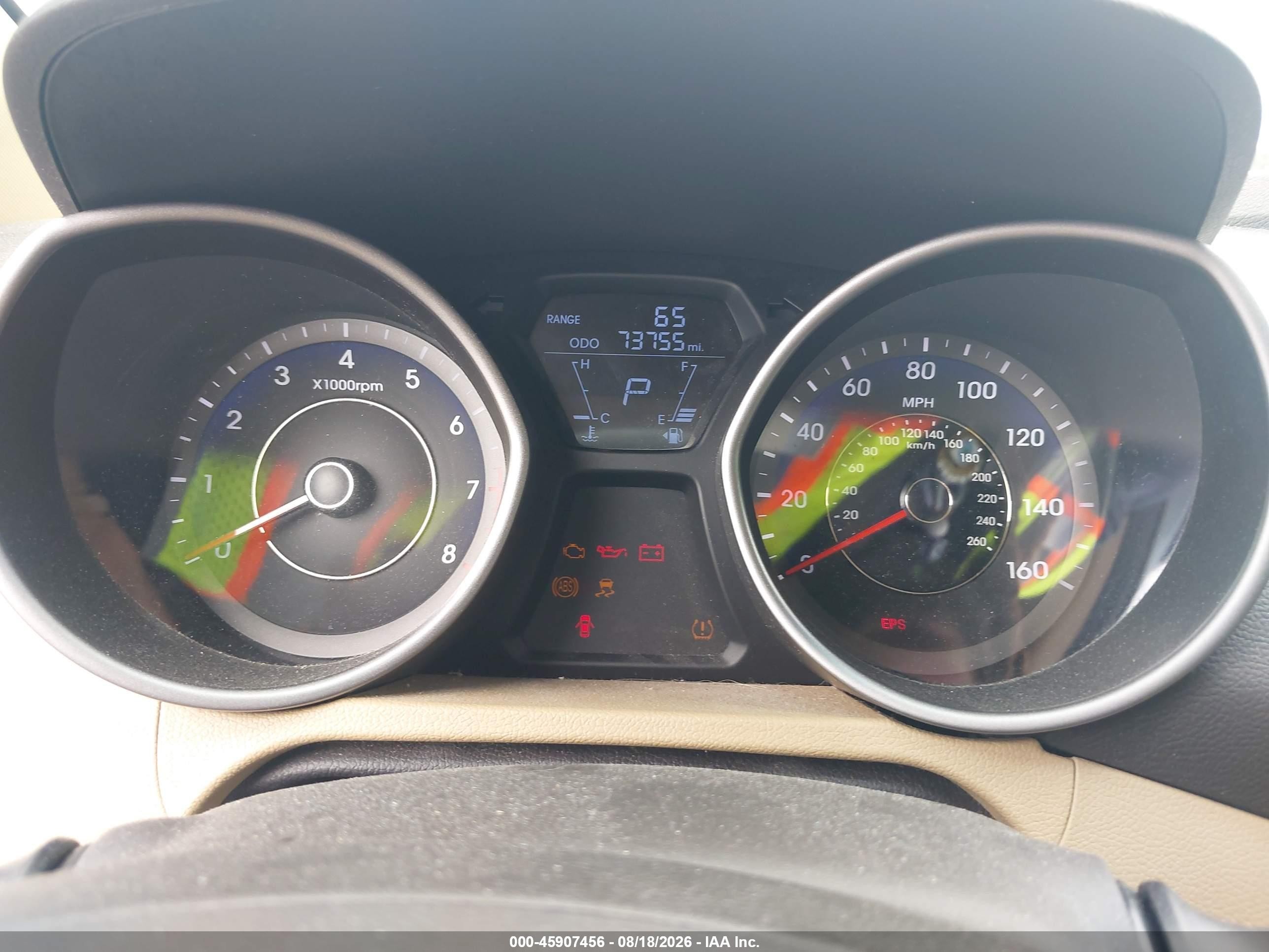 2012 Hyundai Elantra Gls (ulsan Plant) Light Blue vin: KMHDH4AE6CU376691