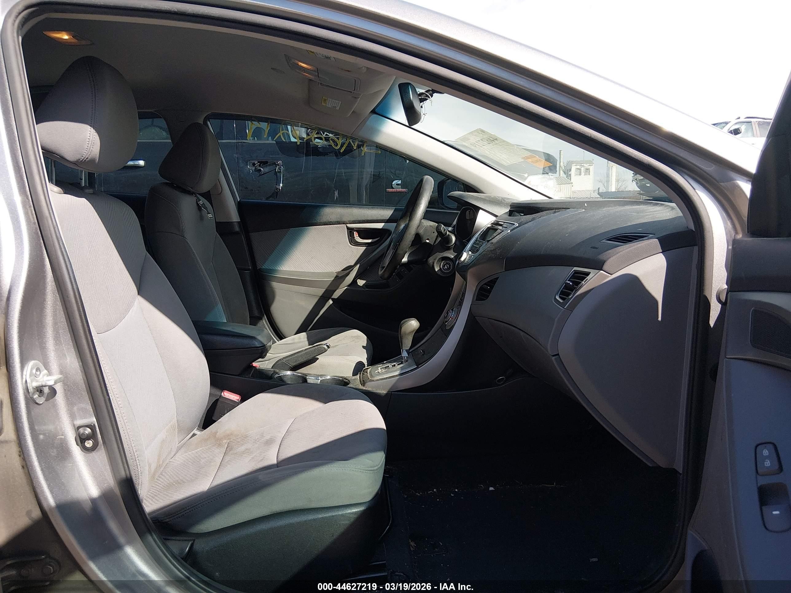 2012 Hyundai Elantra Gls (ulsan Plant) Серый vin: KMHDH4AE6CU388663