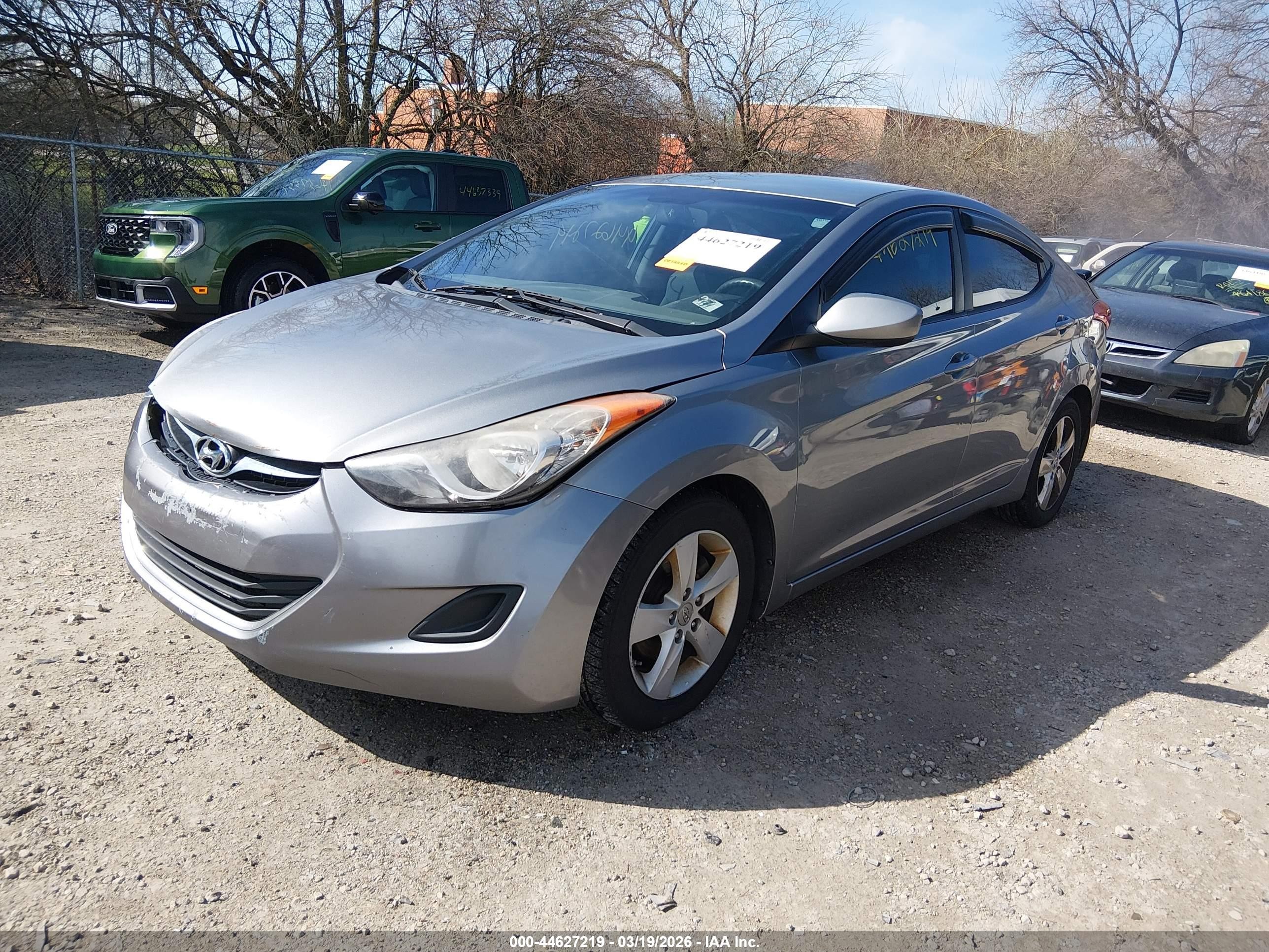 2012 Hyundai Elantra Gls (ulsan Plant) Серый vin: KMHDH4AE6CU388663