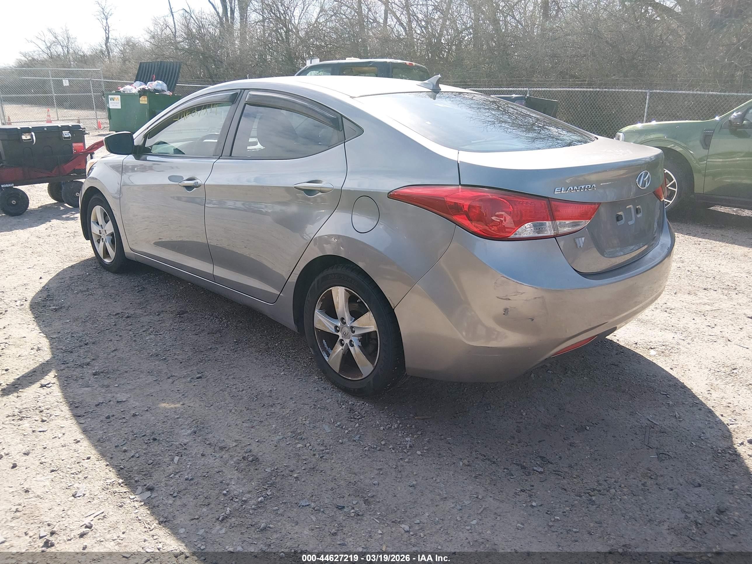 2012 Hyundai Elantra Gls (ulsan Plant) Серый vin: KMHDH4AE6CU388663
