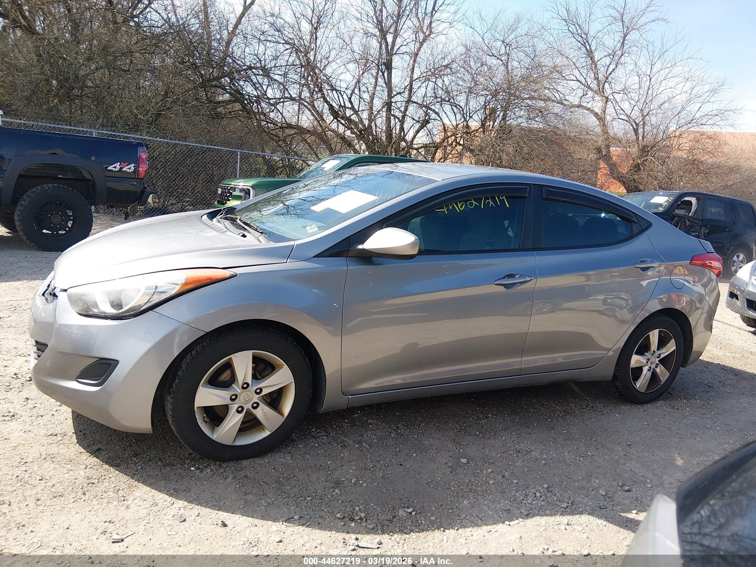 2012 Hyundai Elantra Gls (ulsan Plant) Серый vin: KMHDH4AE6CU388663