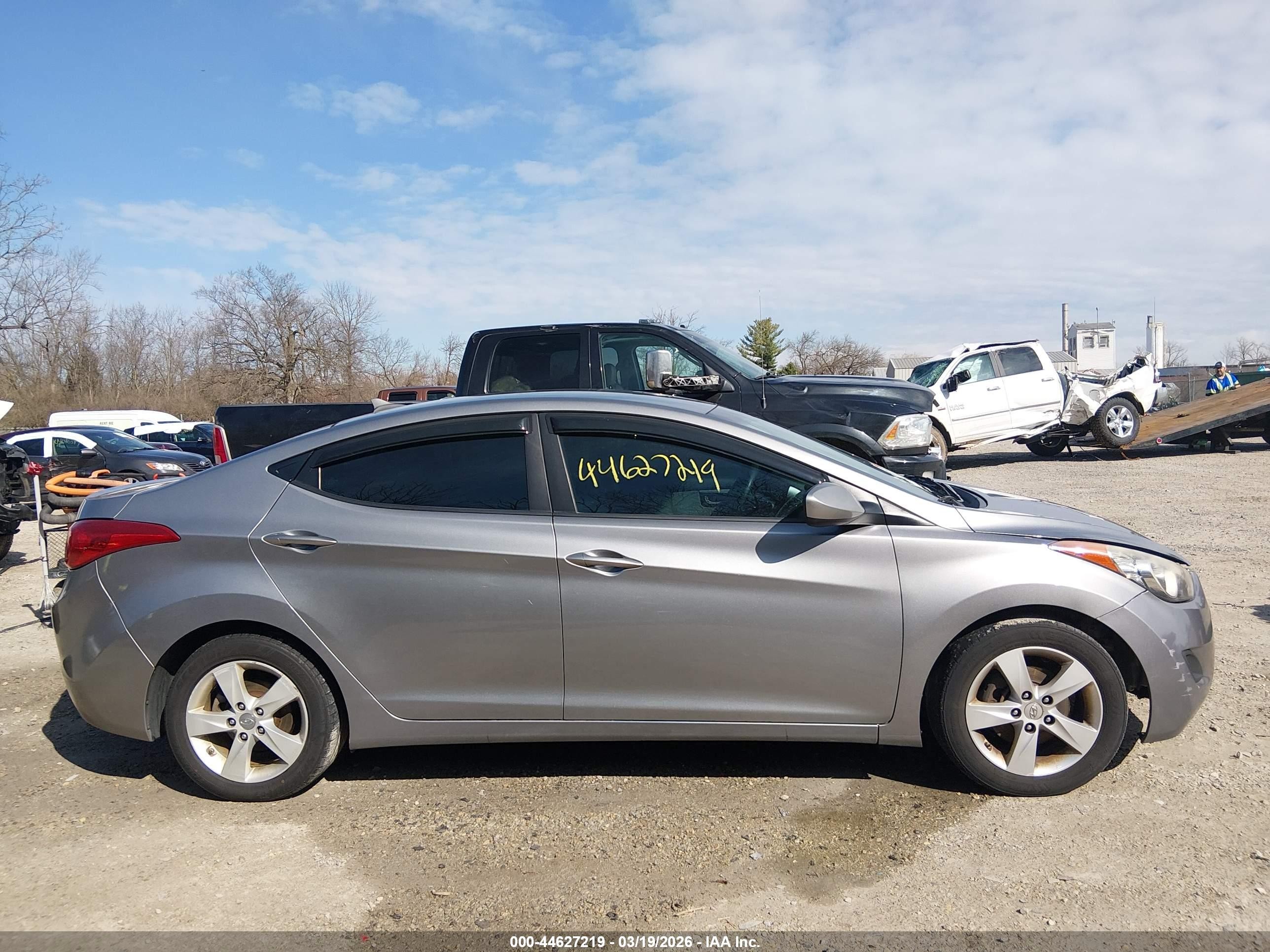 2012 Hyundai Elantra Gls (ulsan Plant) Серый vin: KMHDH4AE6CU388663
