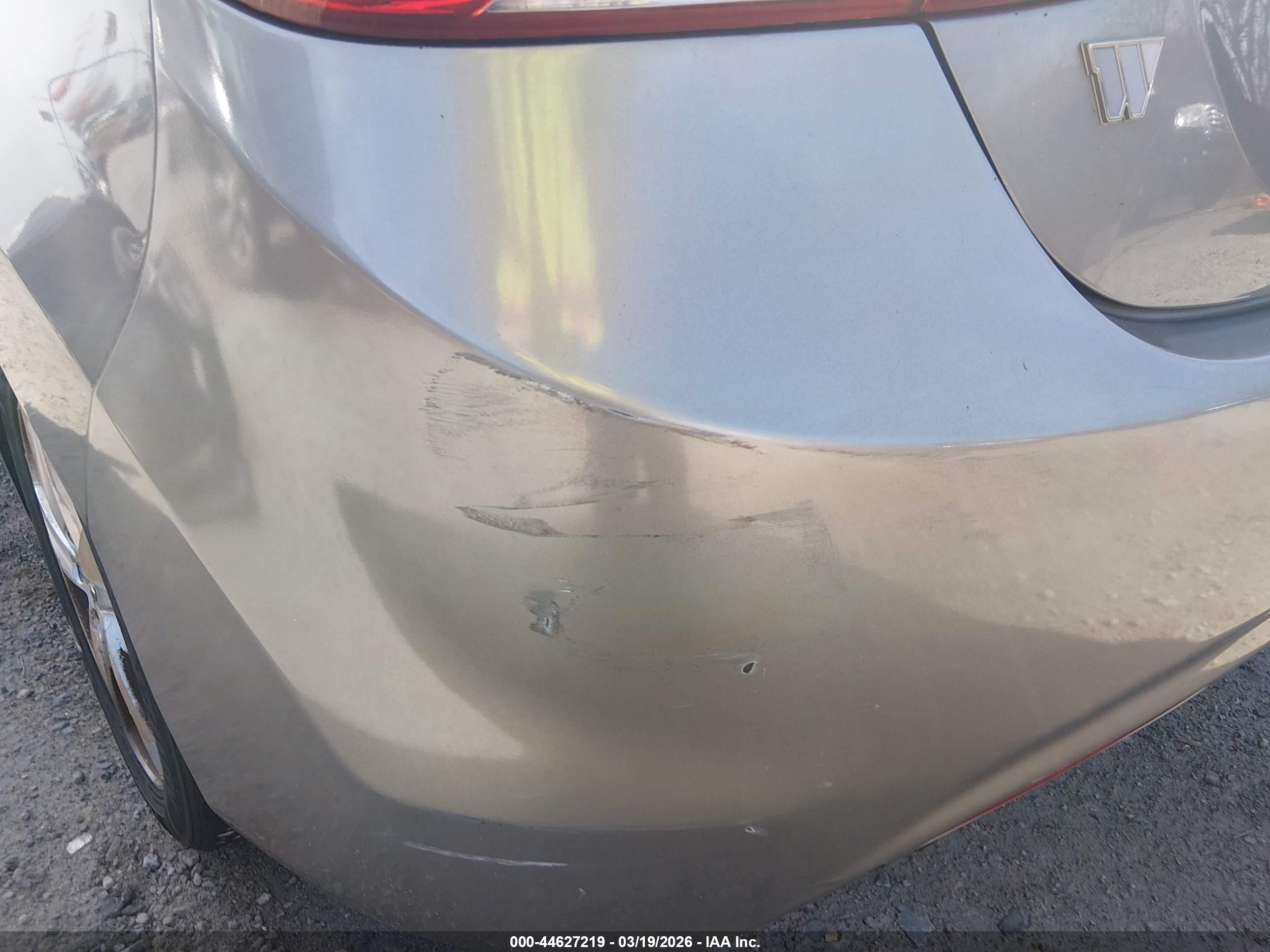 2012 Hyundai Elantra Gls (ulsan Plant) Серый vin: KMHDH4AE6CU388663