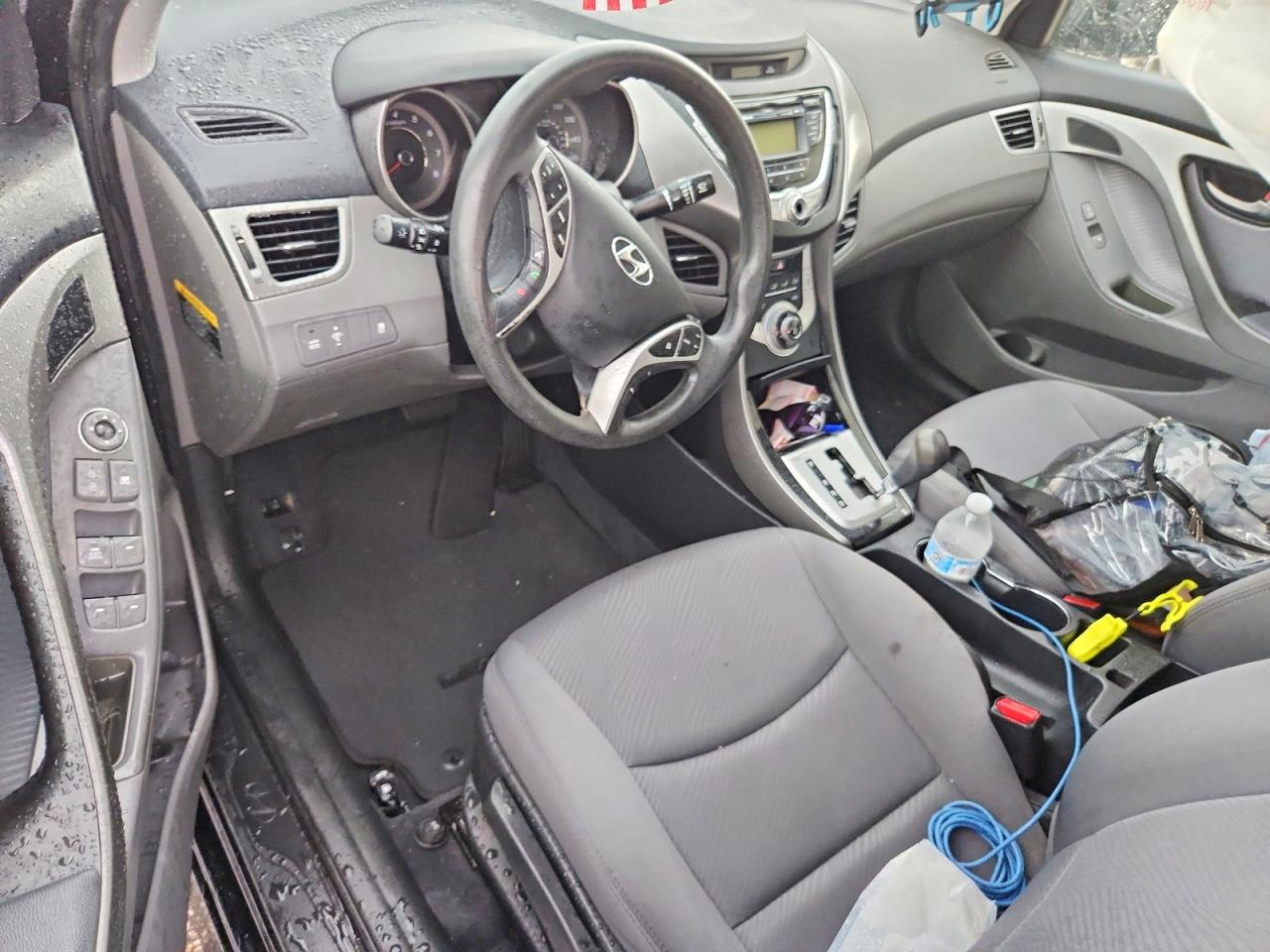 2012 Hyundai Elantra Gls Black vin: KMHDH4AE6CU407518