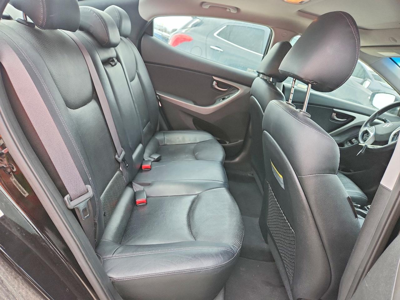 2012 Hyundai Elantra Limited Черный vin: KMHDH4AE6CU420043