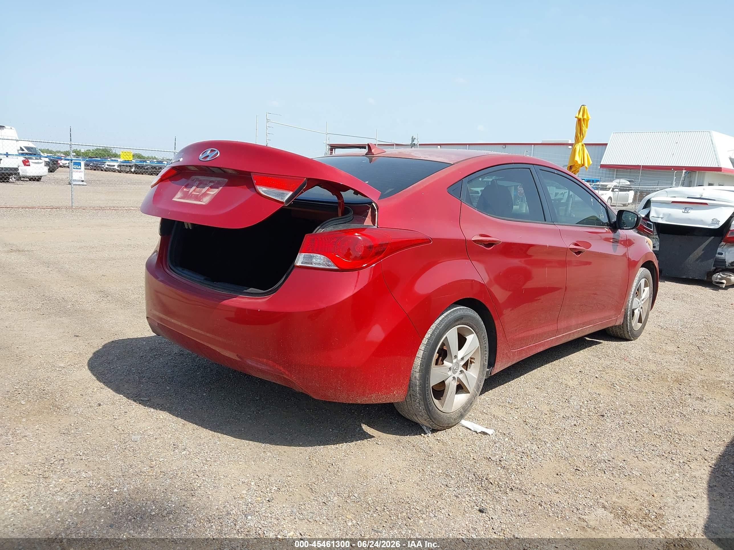 2012 Hyundai Elantra Gls (ulsan Plant) Red vin: KMHDH4AE6CU444990