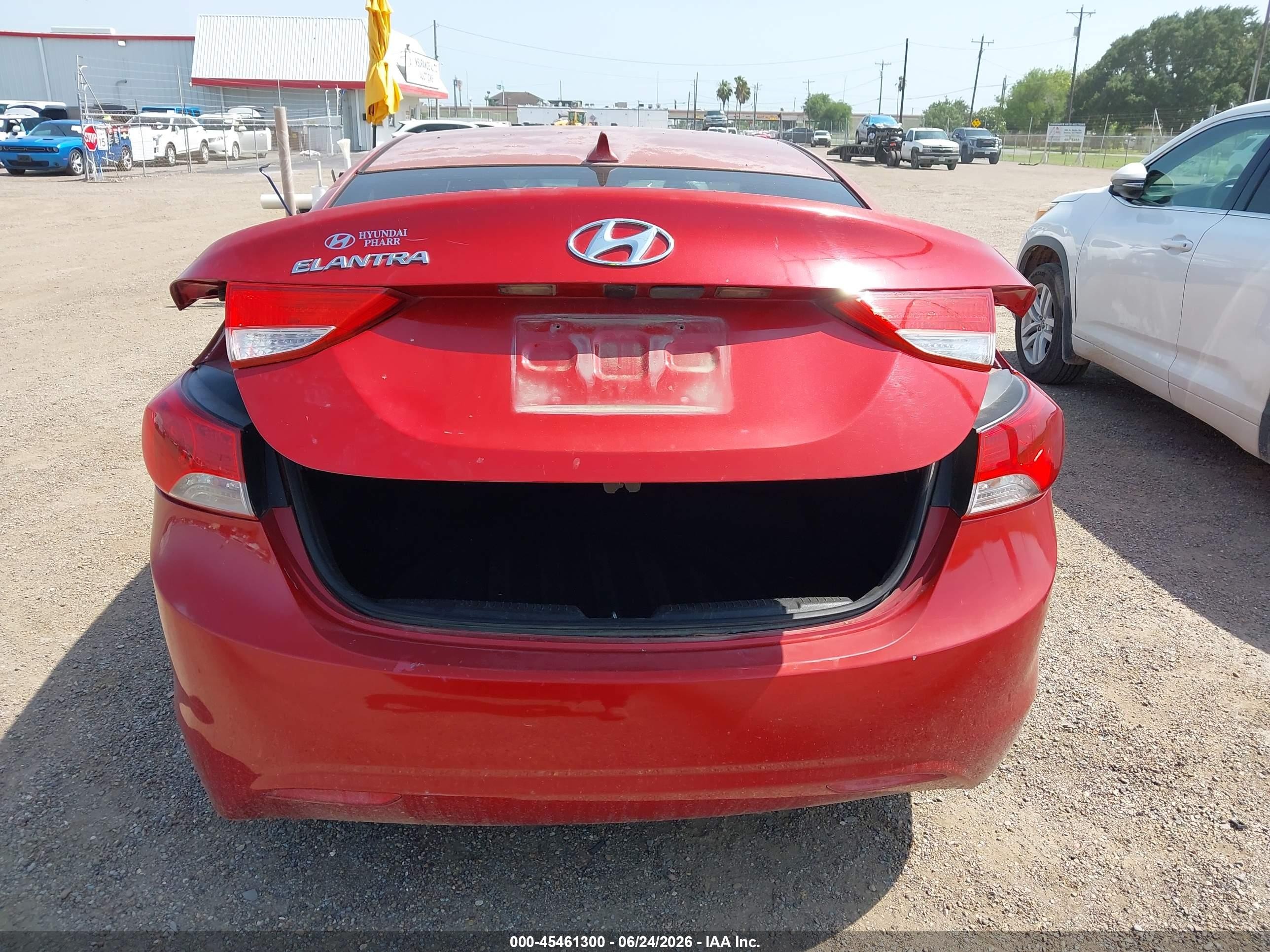 2012 Hyundai Elantra Gls (ulsan Plant) Red vin: KMHDH4AE6CU444990