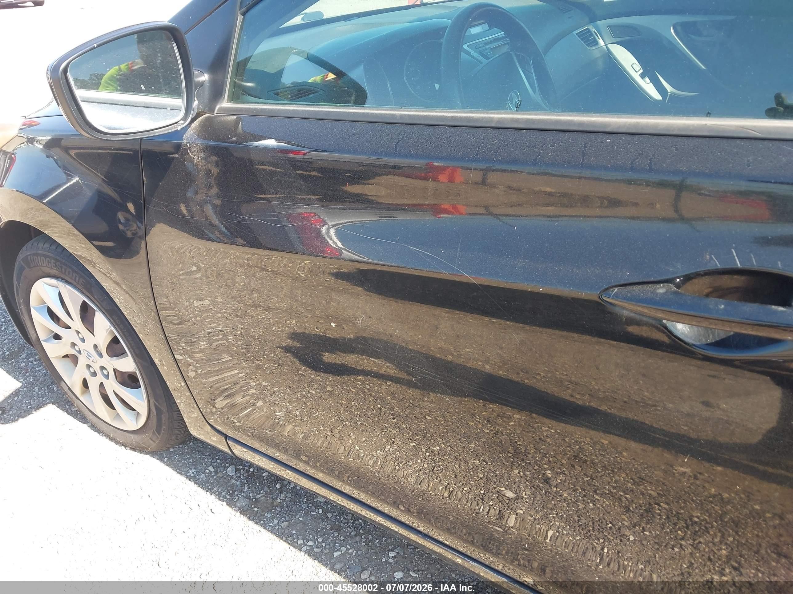 2012 Hyundai Elantra Gls (ulsan Plant) Black vin: KMHDH4AE6CU456718