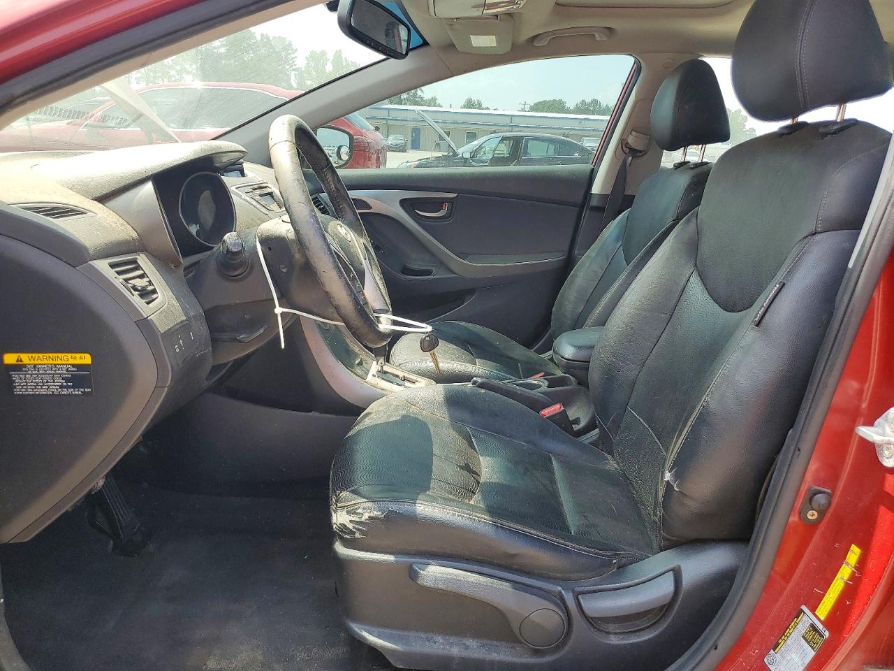 2012 Hyundai Elantra Limited Бордовый vin: KMHDH4AE6CU460266