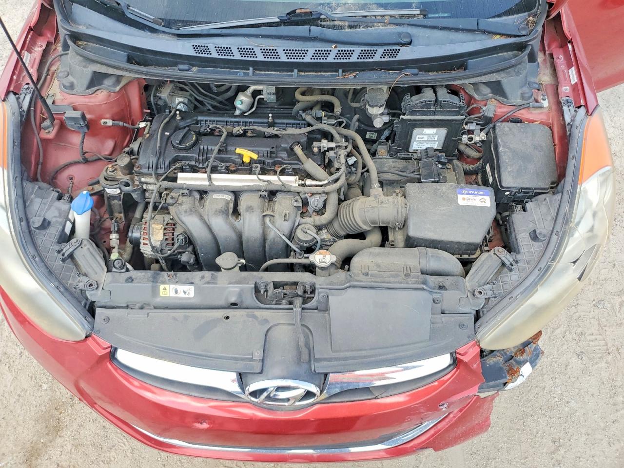 2012 Hyundai Elantra Limited Бордовый vin: KMHDH4AE6CU460266