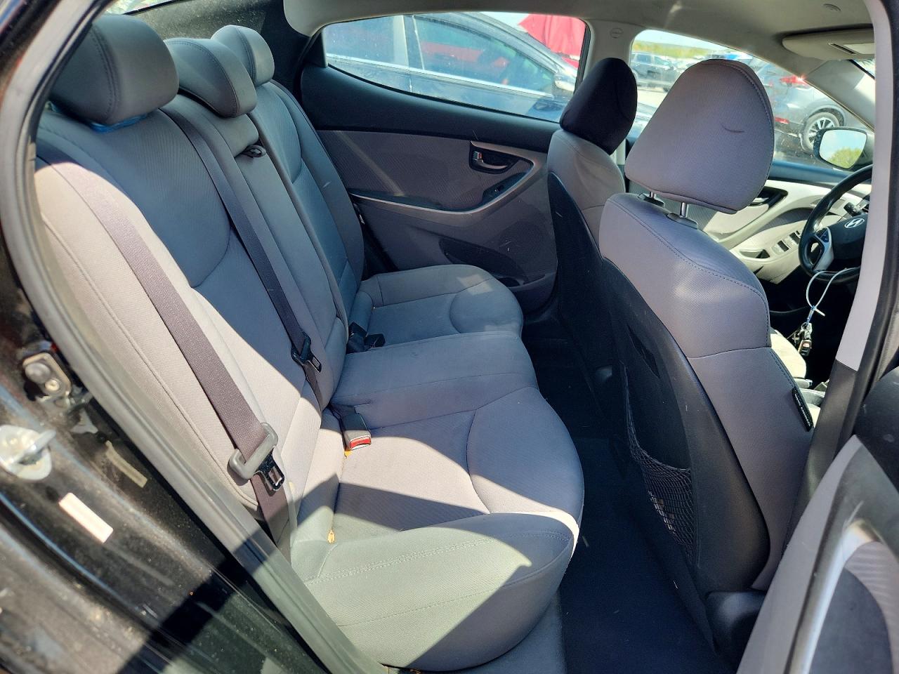 2012 Hyundai Elantra Gls Black vin: KMHDH4AE6CU464785