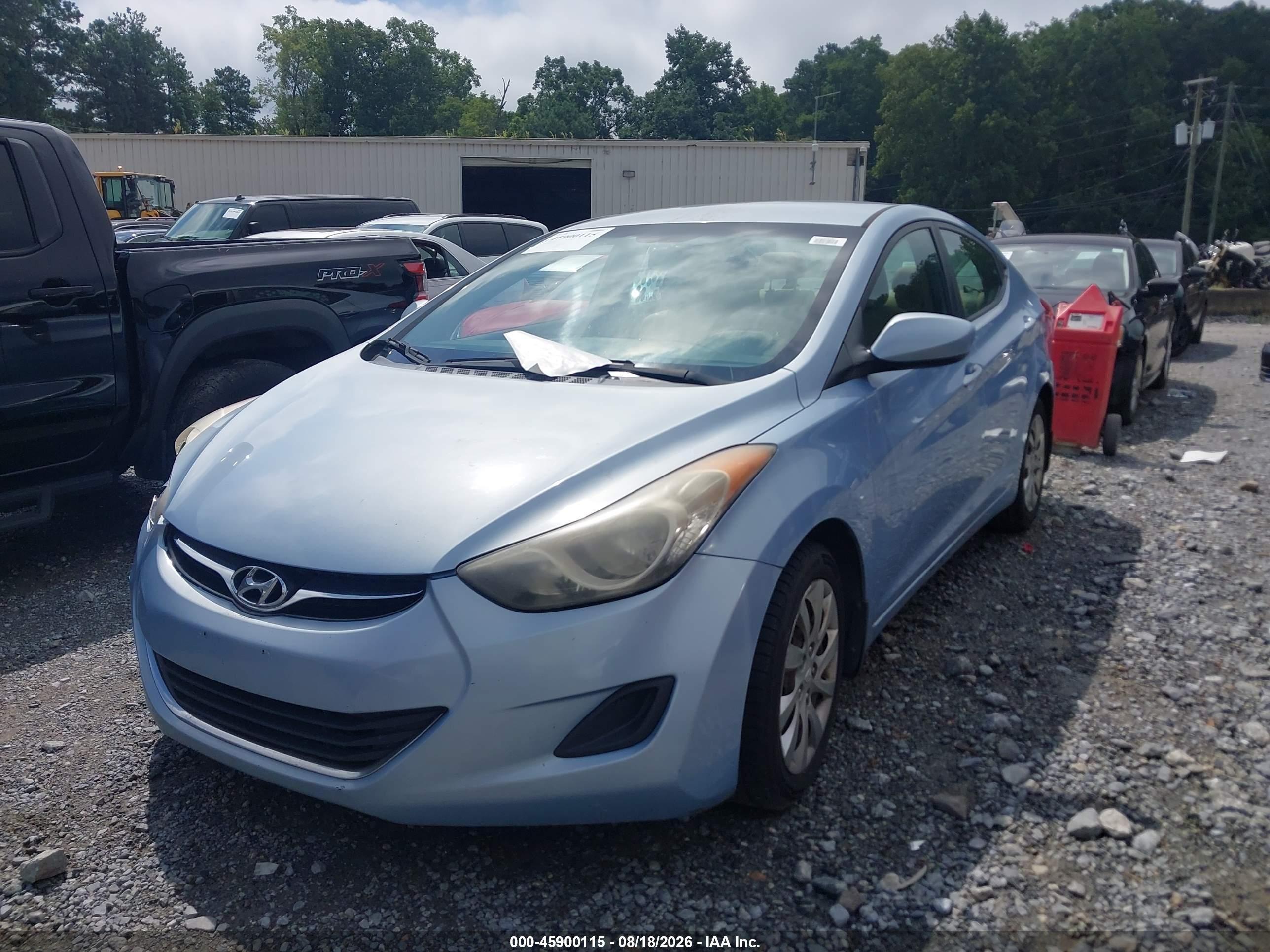 2013 Hyundai Elantra Gls (ulsan Plant) Light Blue vin: KMHDH4AE6DU484570