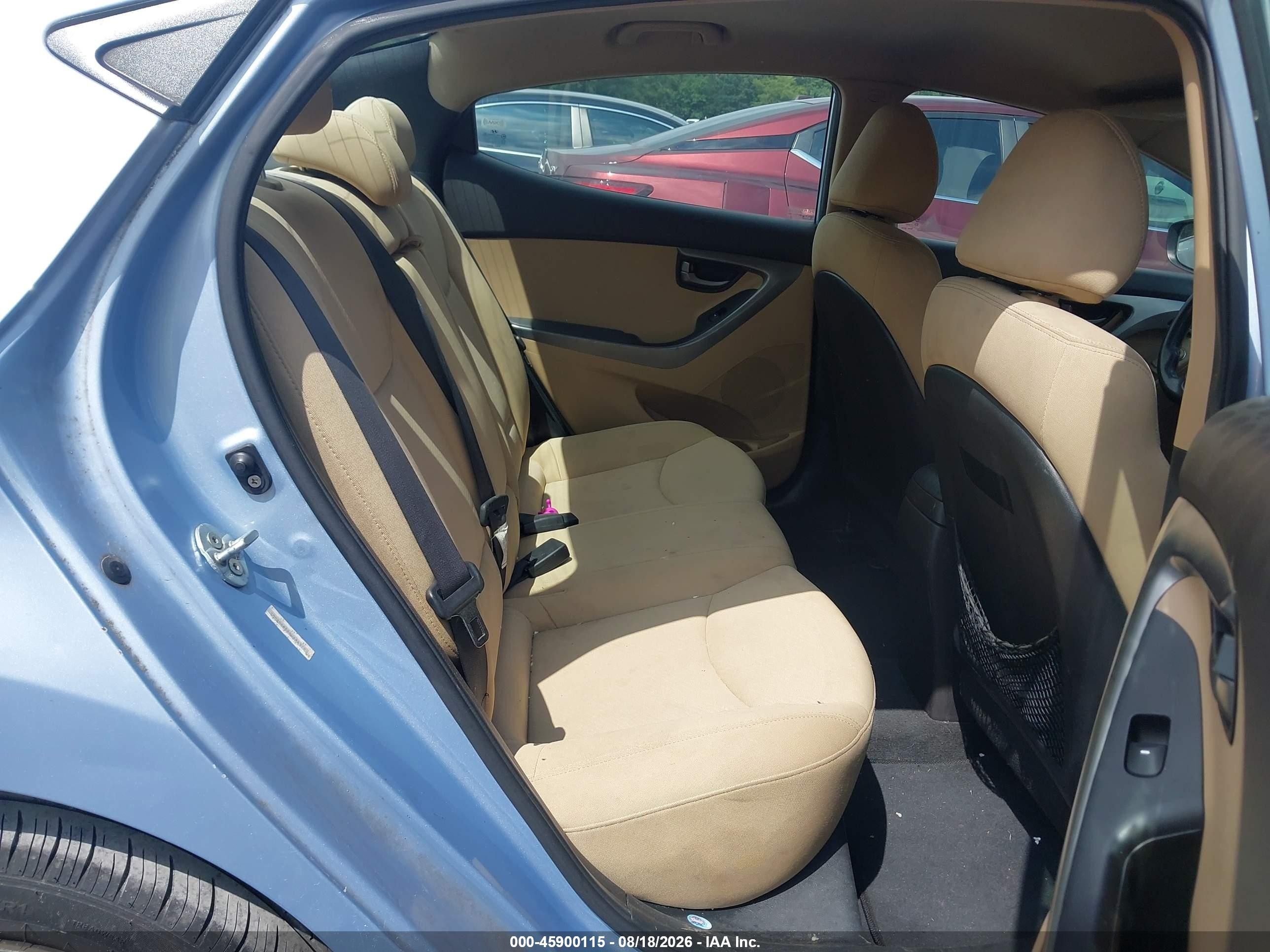 2013 Hyundai Elantra Gls (ulsan Plant) Light Blue vin: KMHDH4AE6DU484570