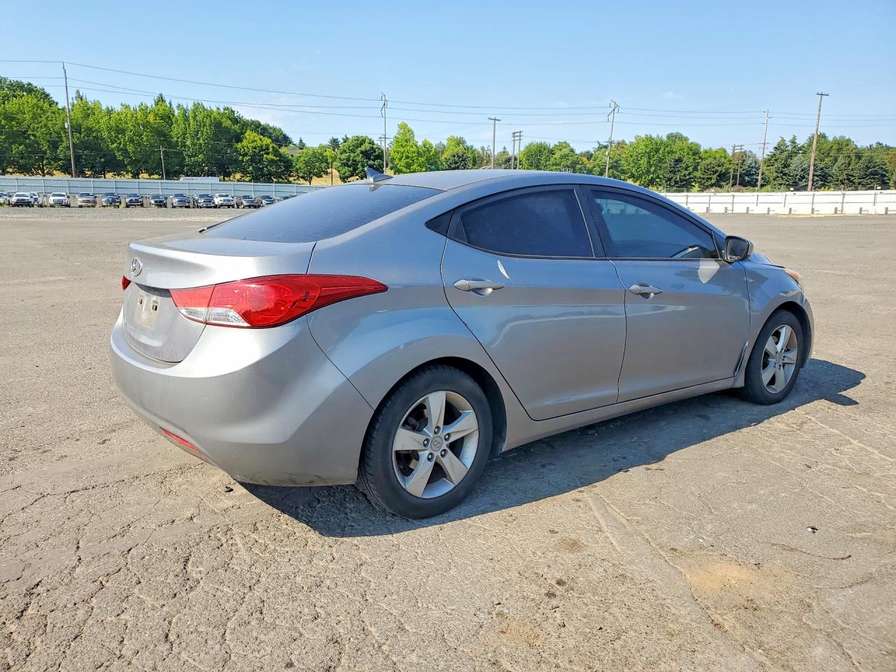 2013 Hyundai Elantra Gls Серый vin: KMHDH4AE6DU489722