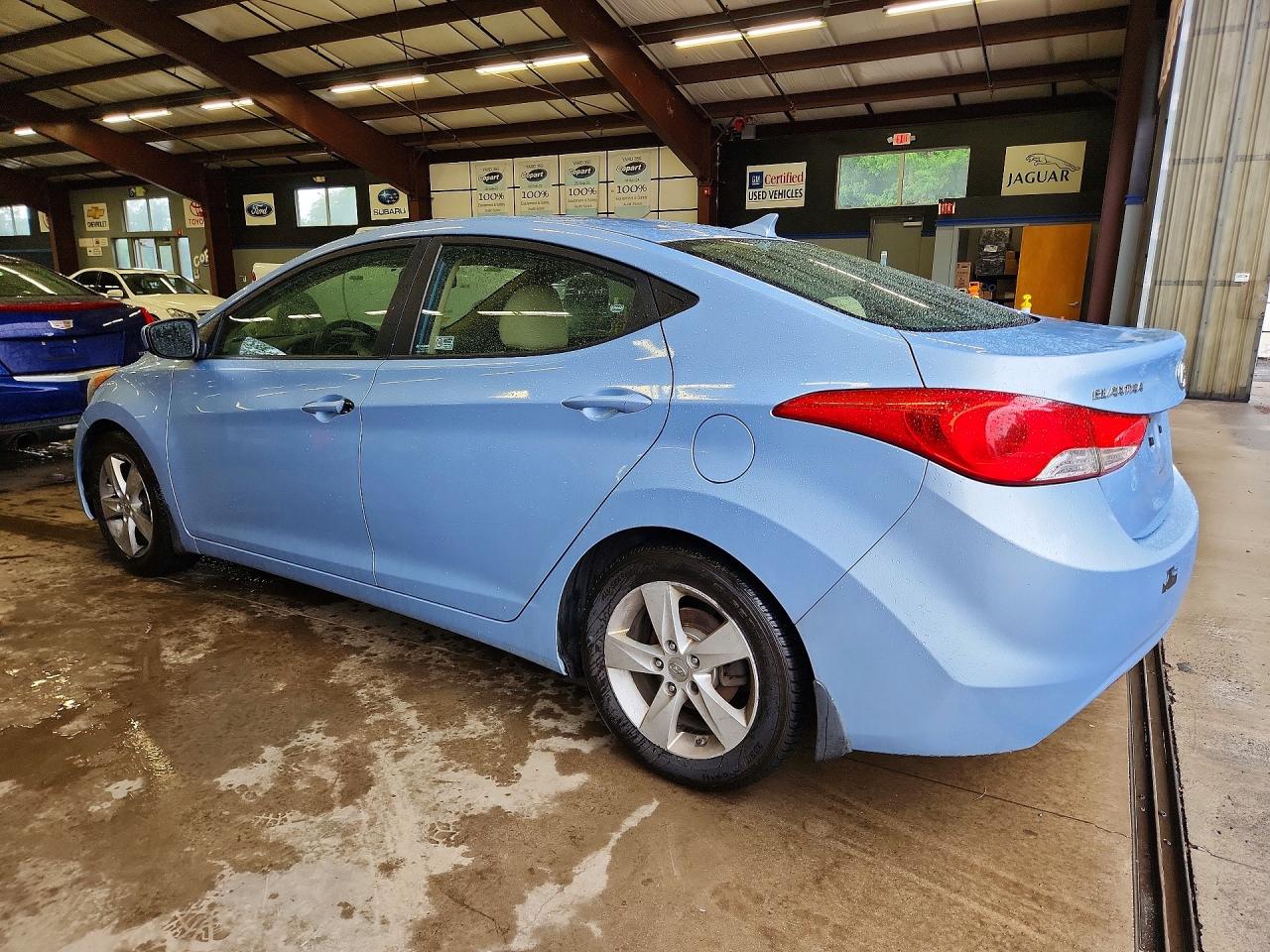2013 Hyundai Elantra Gls Blue vin: KMHDH4AE6DU495407