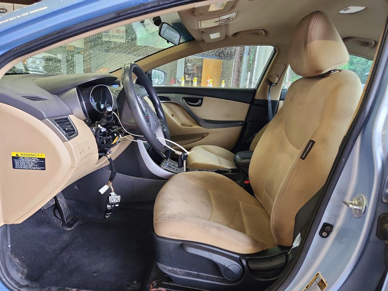 2013 Hyundai Elantra Gls Blue vin: KMHDH4AE6DU495407