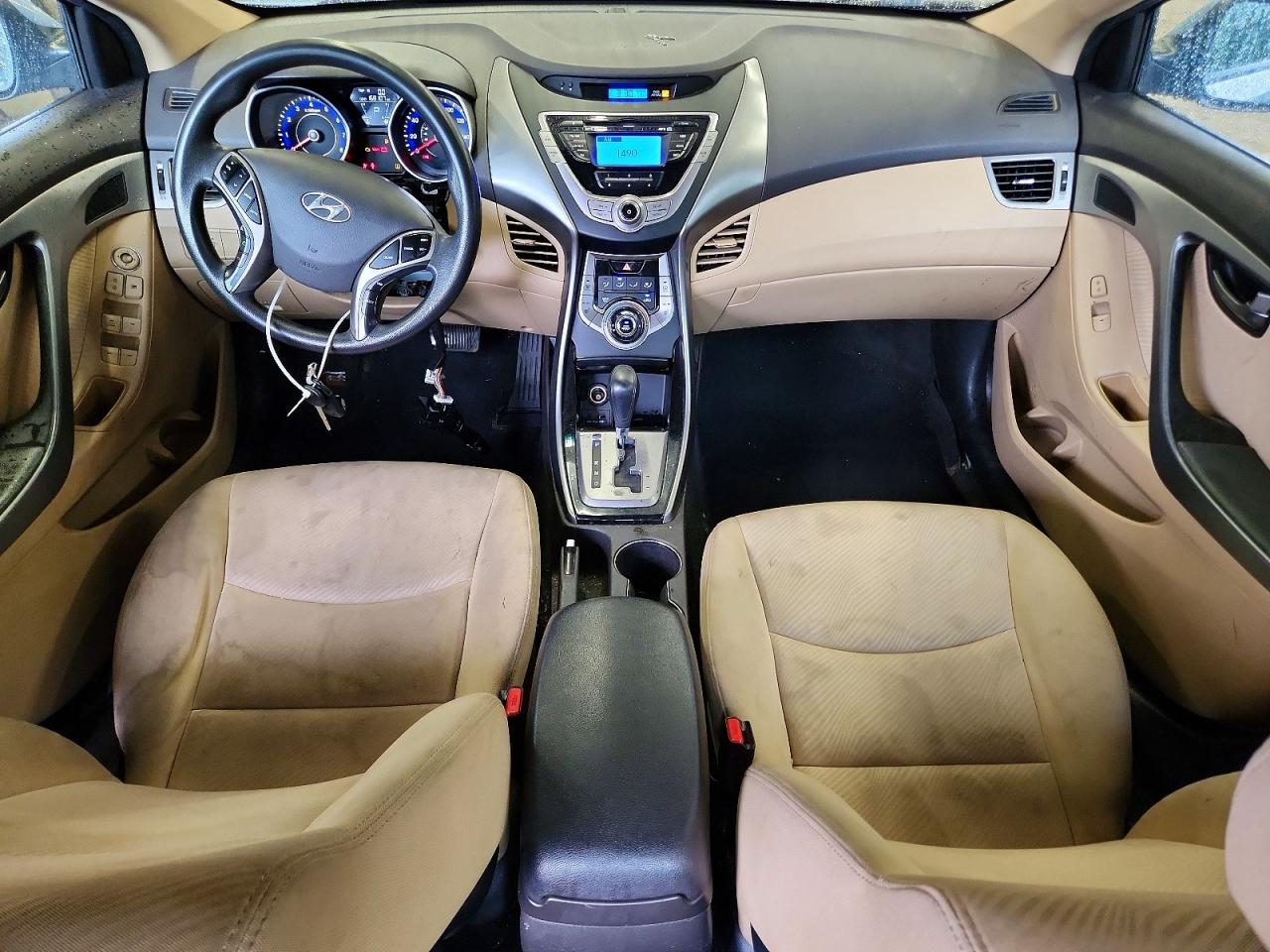 2013 Hyundai Elantra Gls Blue vin: KMHDH4AE6DU495407