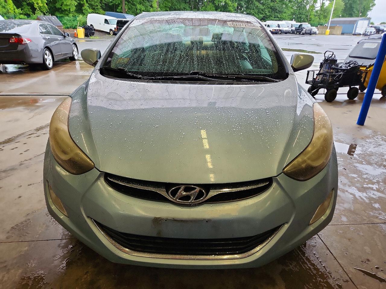 2013 Hyundai Elantra Gls Blue vin: KMHDH4AE6DU495407