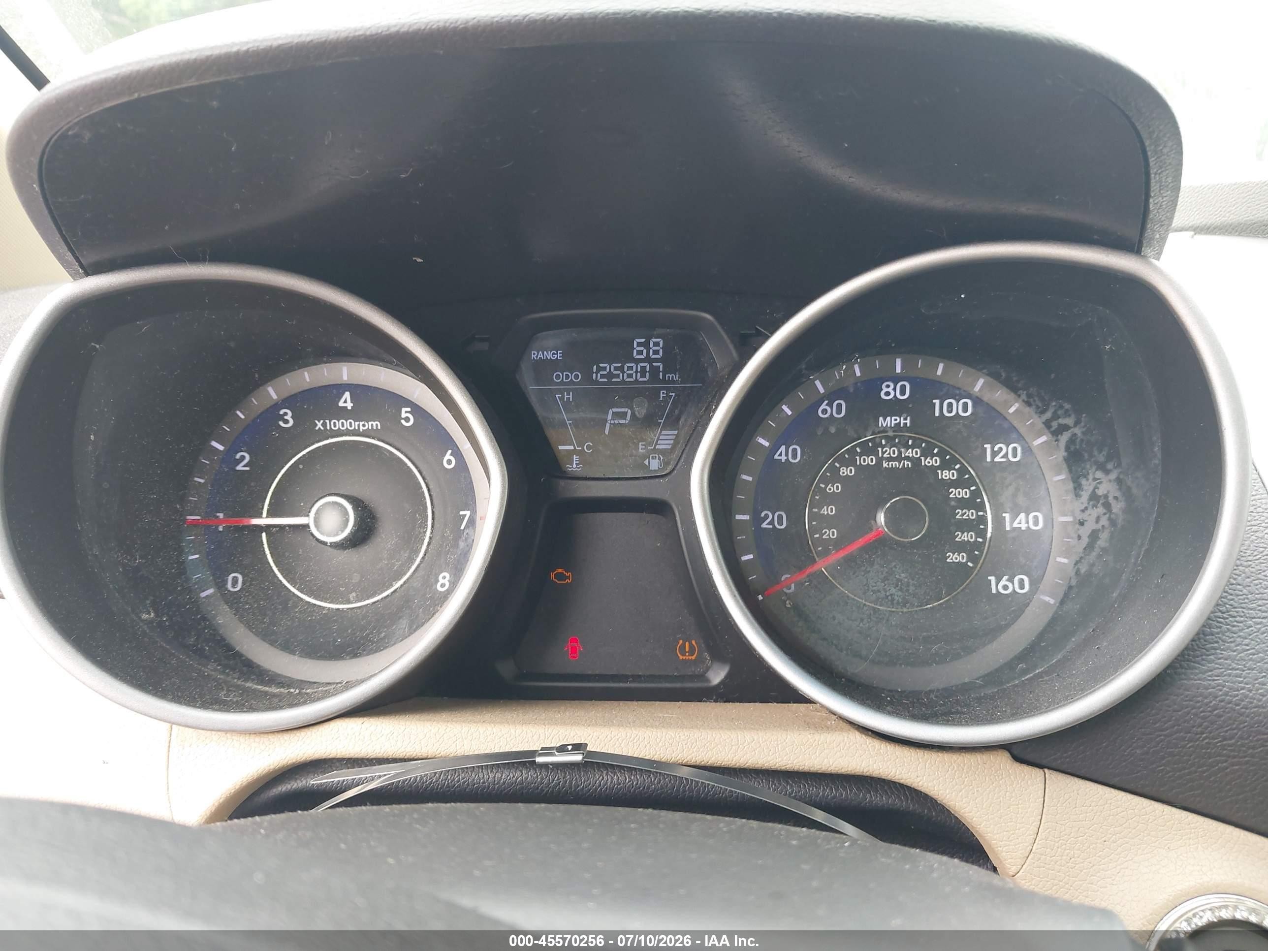 2013 Hyundai Elantra Limited Blue vin: KMHDH4AE6DU516871
