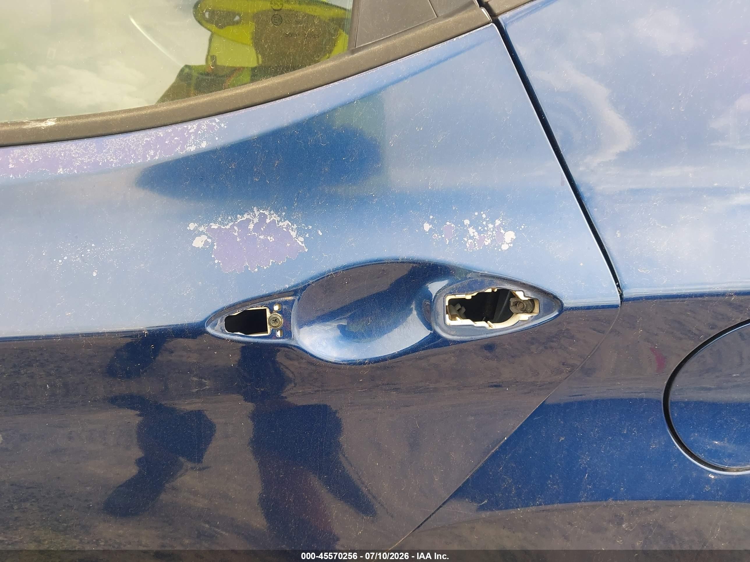 2013 Hyundai Elantra Limited Blue vin: KMHDH4AE6DU516871