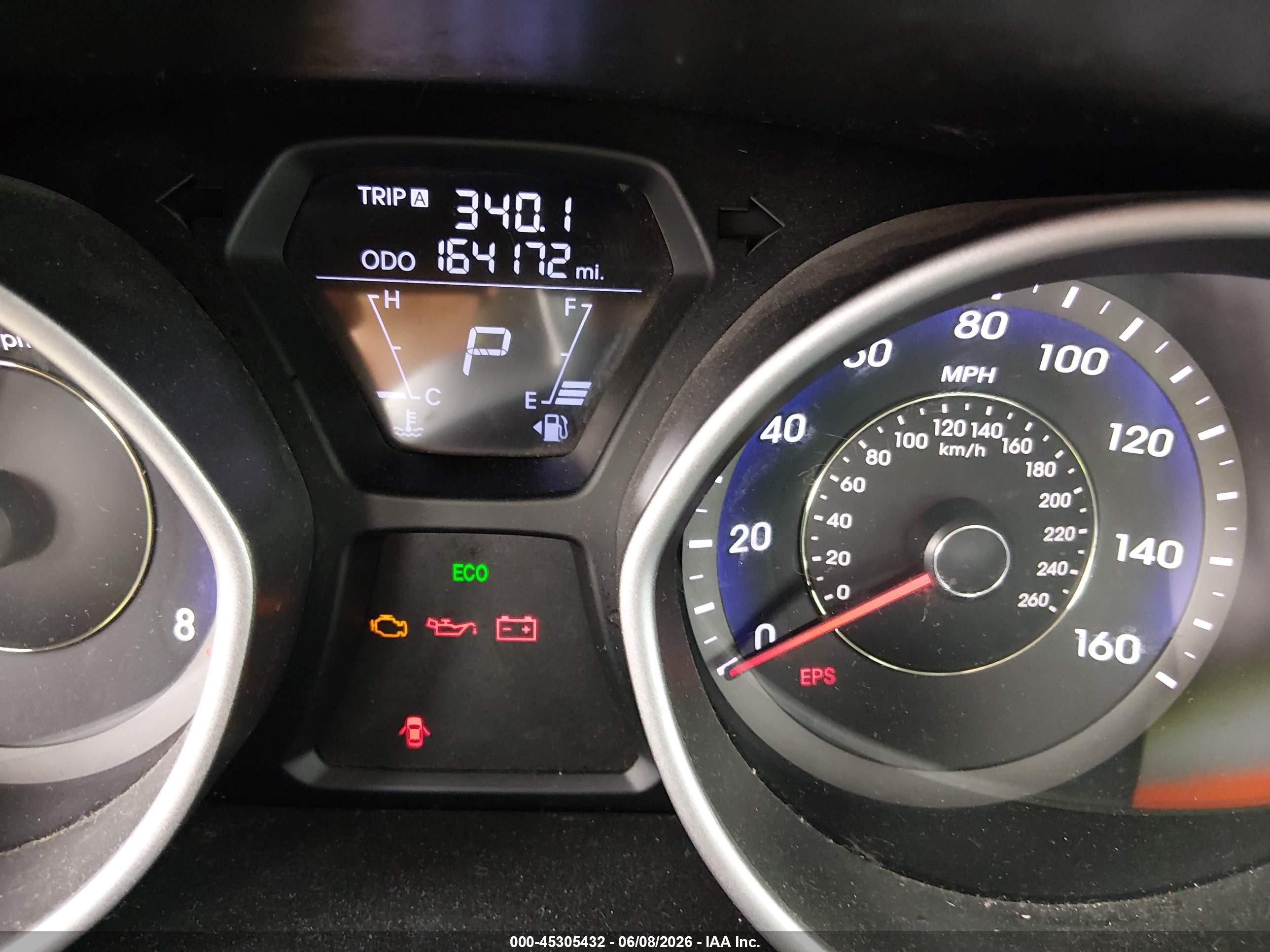 2013 Hyundai Elantra Limited Gray vin: KMHDH4AE6DU521505