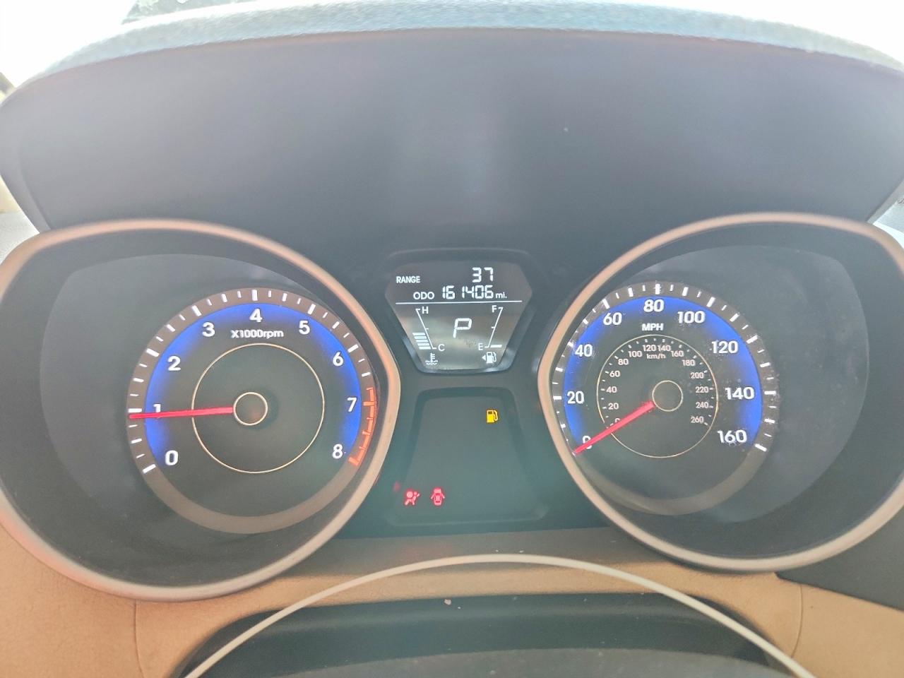 2013 Hyundai Elantra Gls Blue vin: KMHDH4AE6DU537834